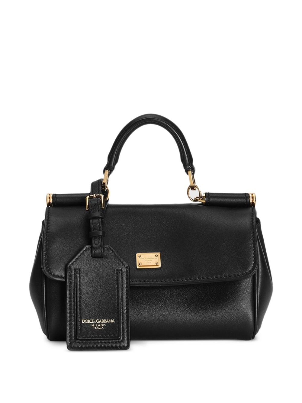 Dolce & Gabbana My Sicily Leather Handbag