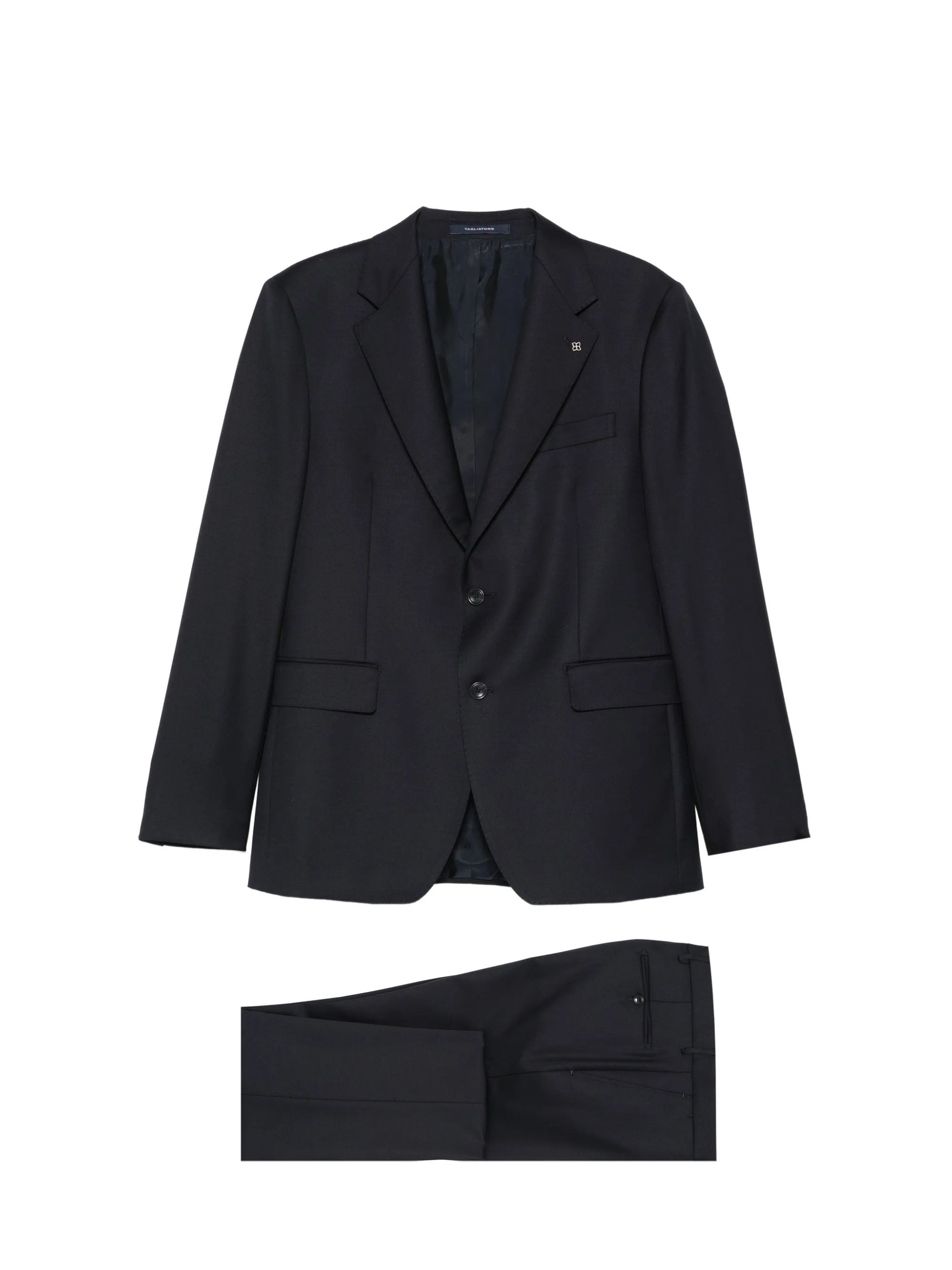 Biue Napoli singlebreasted virgin wool suit