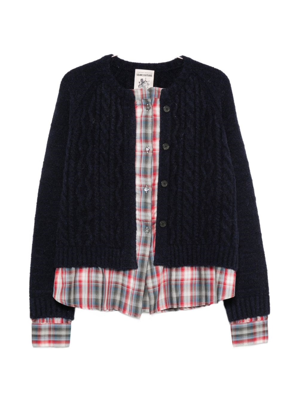 Semicouture Marcy Wool Blend Cardigan