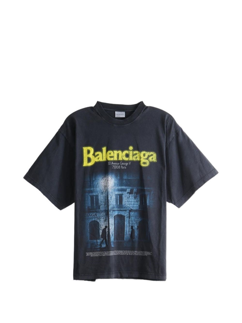 Balenciaga Printed Cotton T-Shirt
