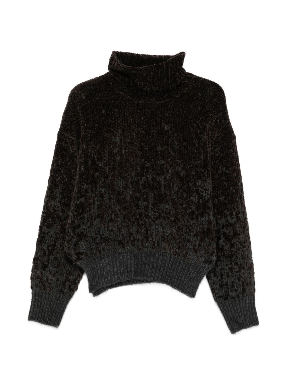 Alysi Chenille Turtle-Neck Sweater