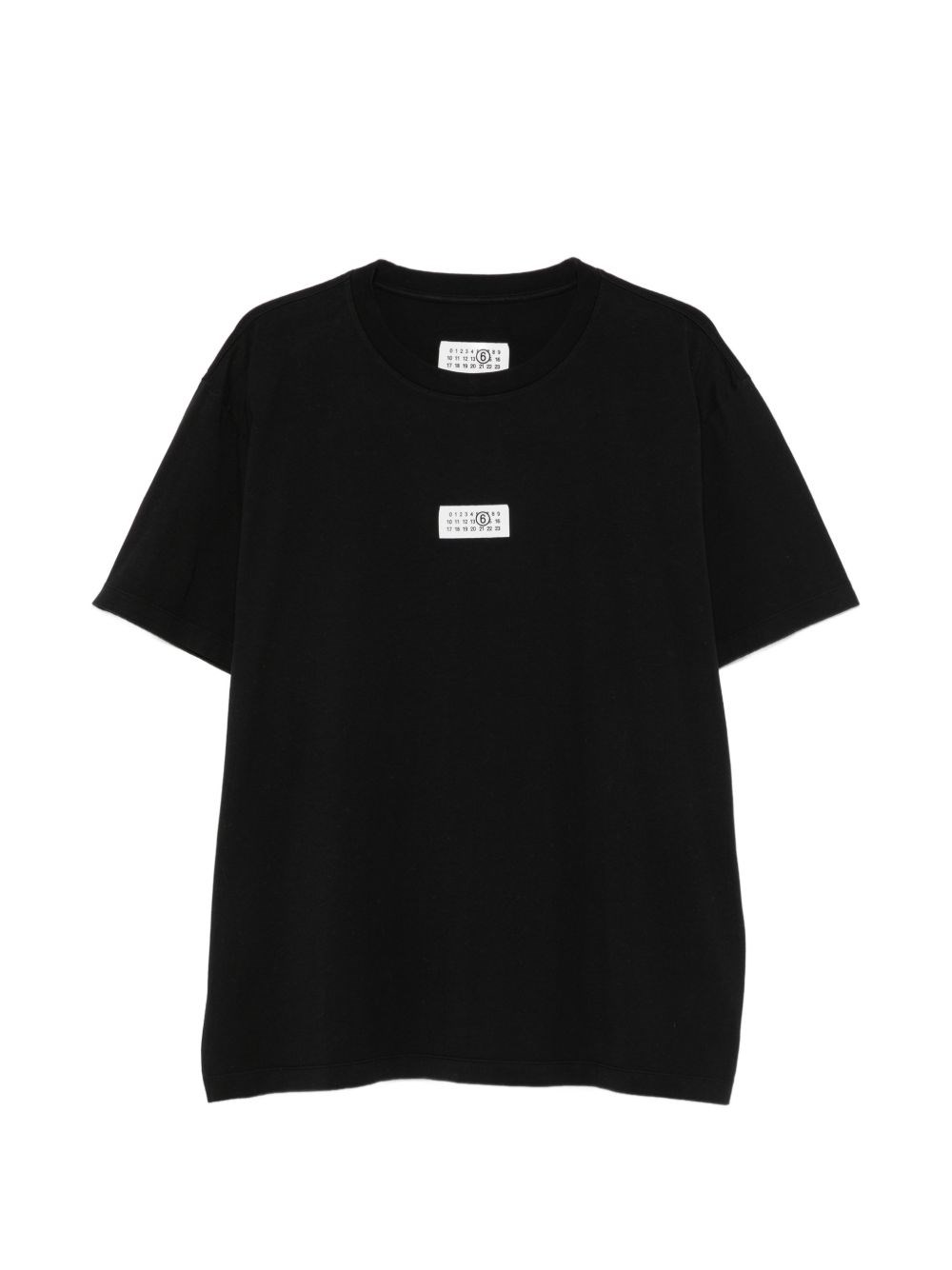 MM6 Maison Margiela Logo T-Shirt In Cotone