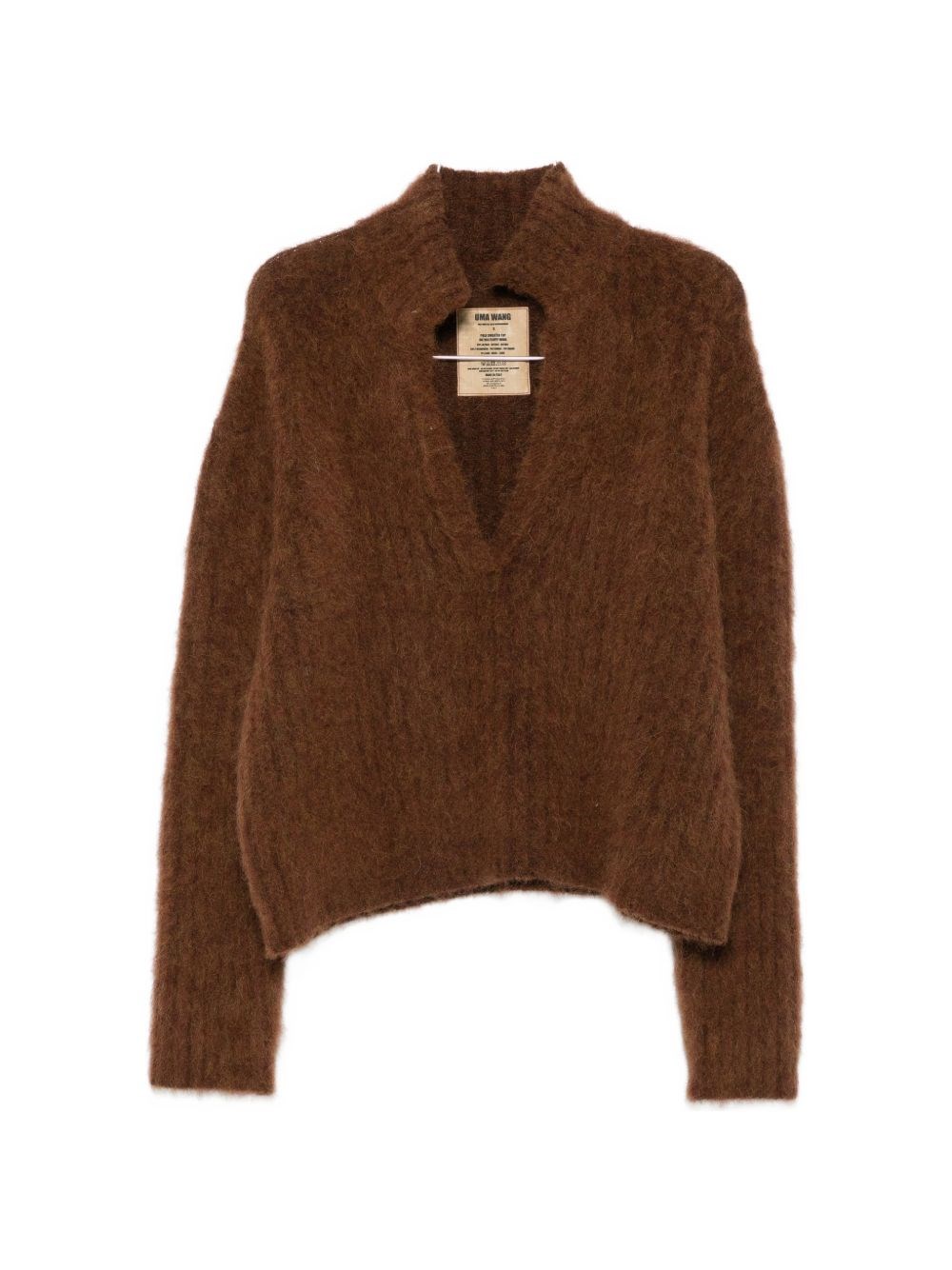 UMA WANG Wool Blend Polo Sweater