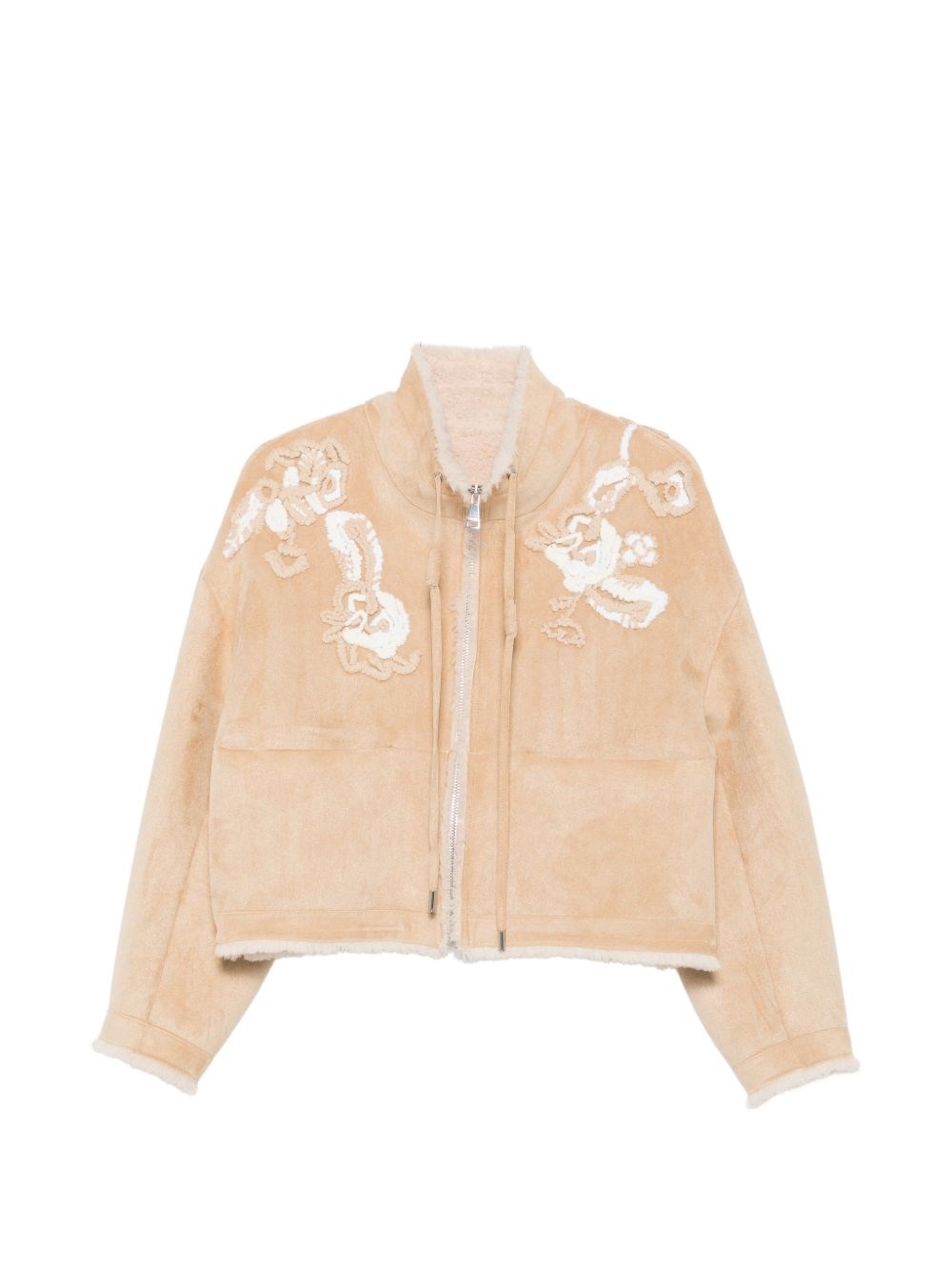 Embroidered Blouson Jacket