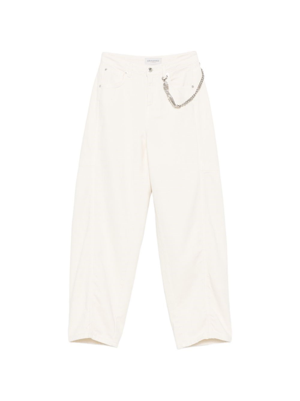 ERMANNO Pantaloni Baggy In Cotone