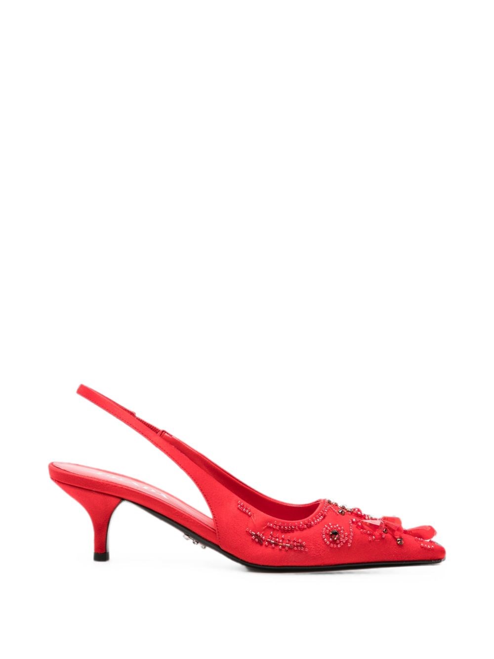 Embroidered Slingback