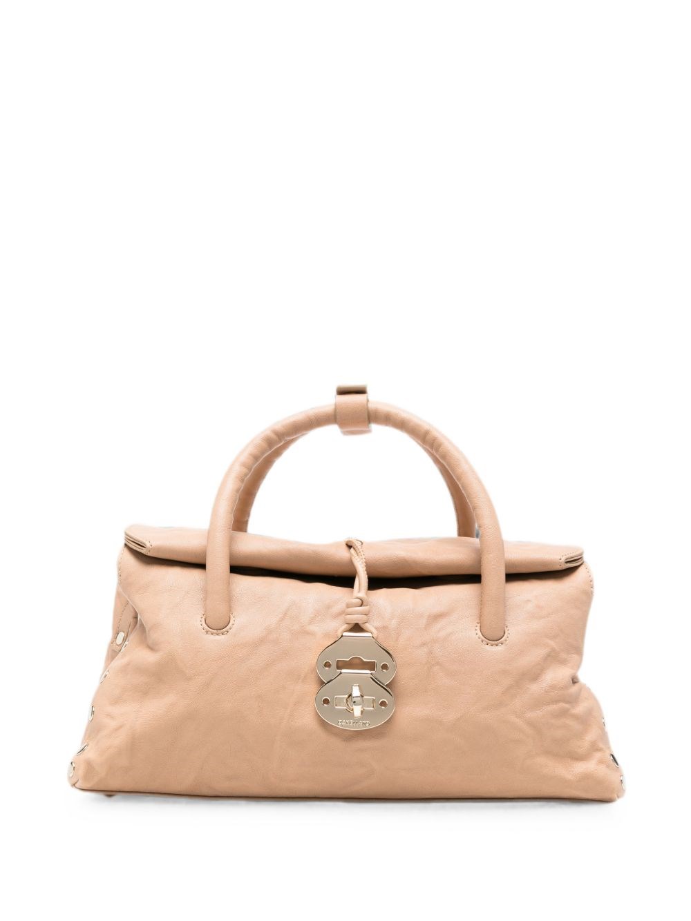 Zanellato Dotta Officina Top Handle Bag — Beige