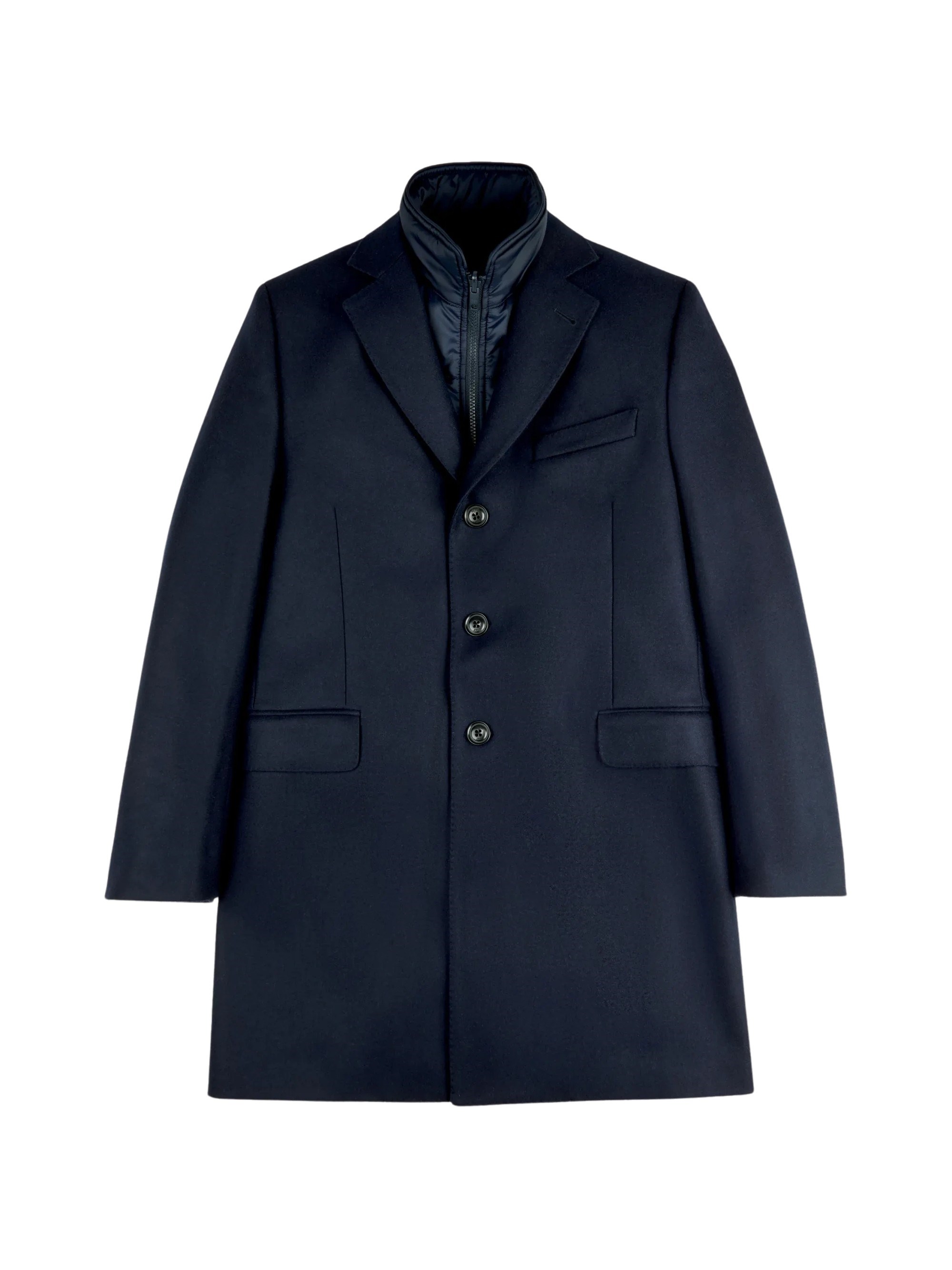 Coat With Inner Down Jacket