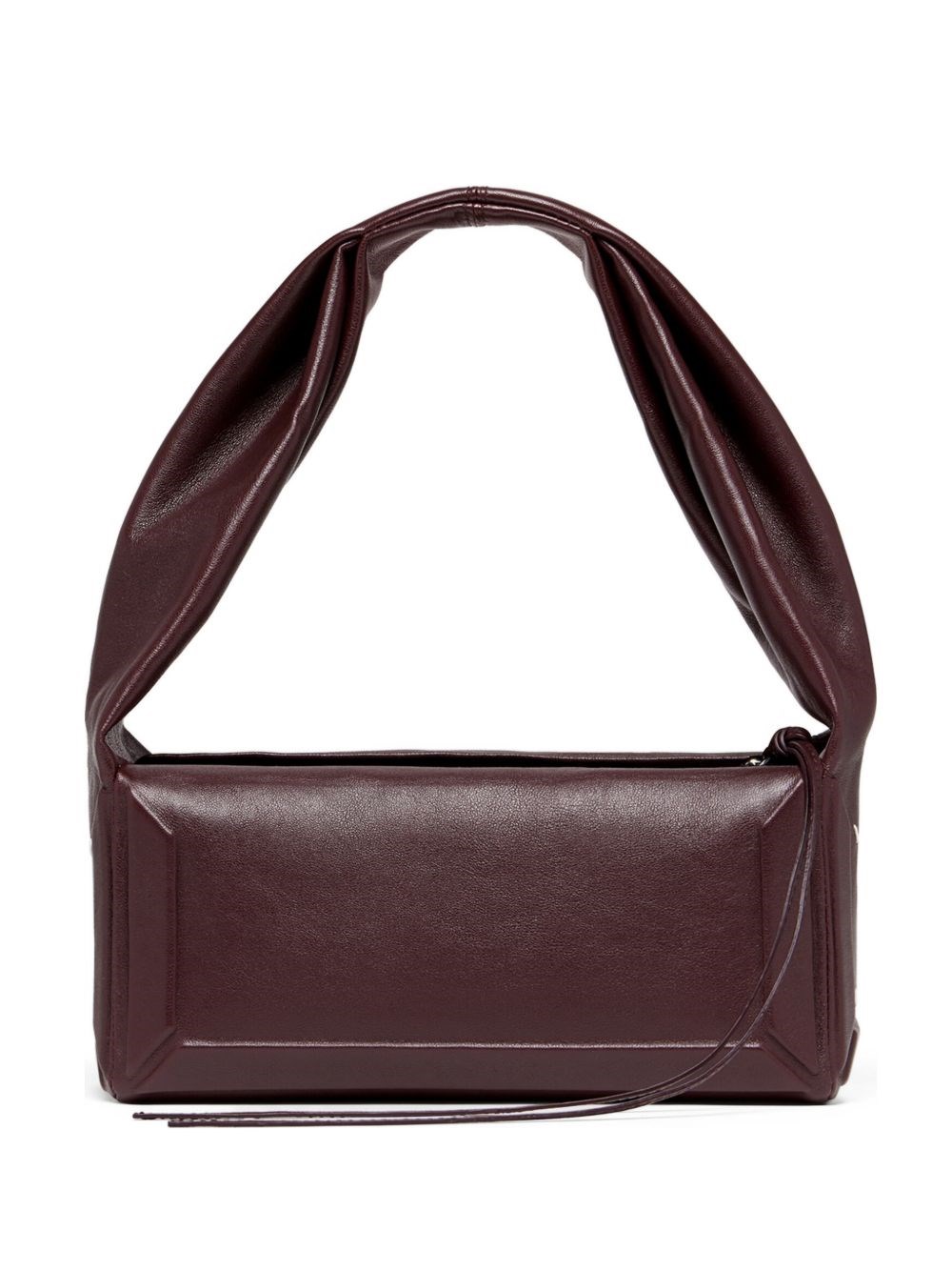Maison Margiela Women's Burgundy Box East West Small Bag In Leather - Image 3
