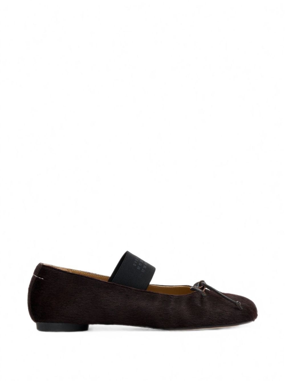 MM6 Maison Margiela Leather Ballet Flats