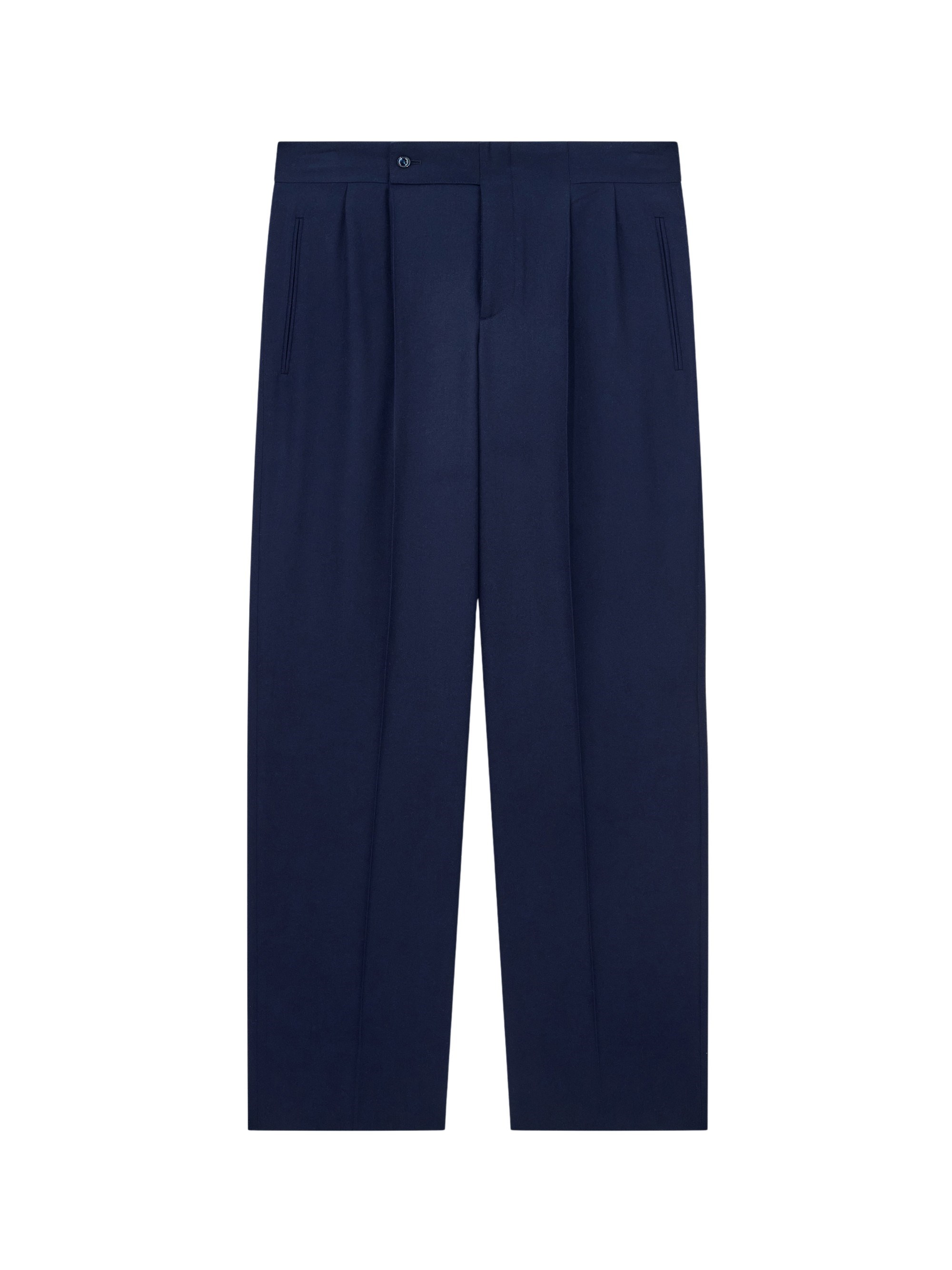 Giorgio Armani Pantaloni Oversize In Lana Vergine Fluida