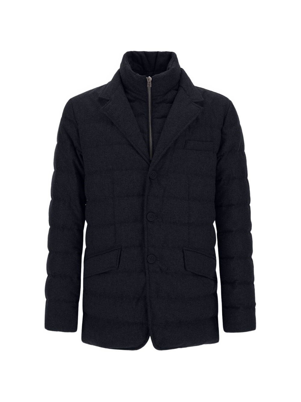 Herno , Winter Jackets, Male, Blue, M, Fabric Blazer - Image 2