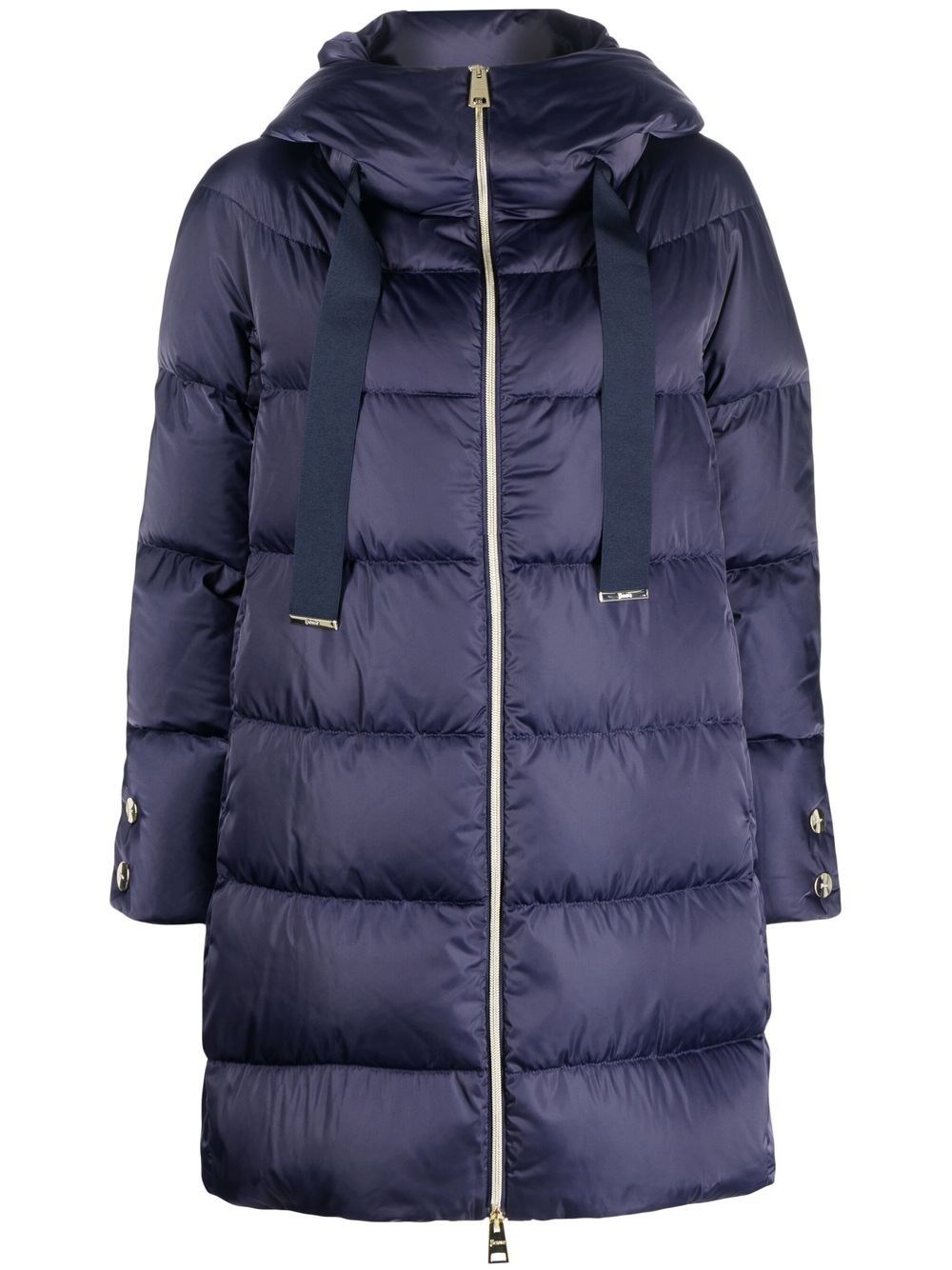 Herno A-Shape Satin Down Jacket Herno A-Shape Satin Down Jacket