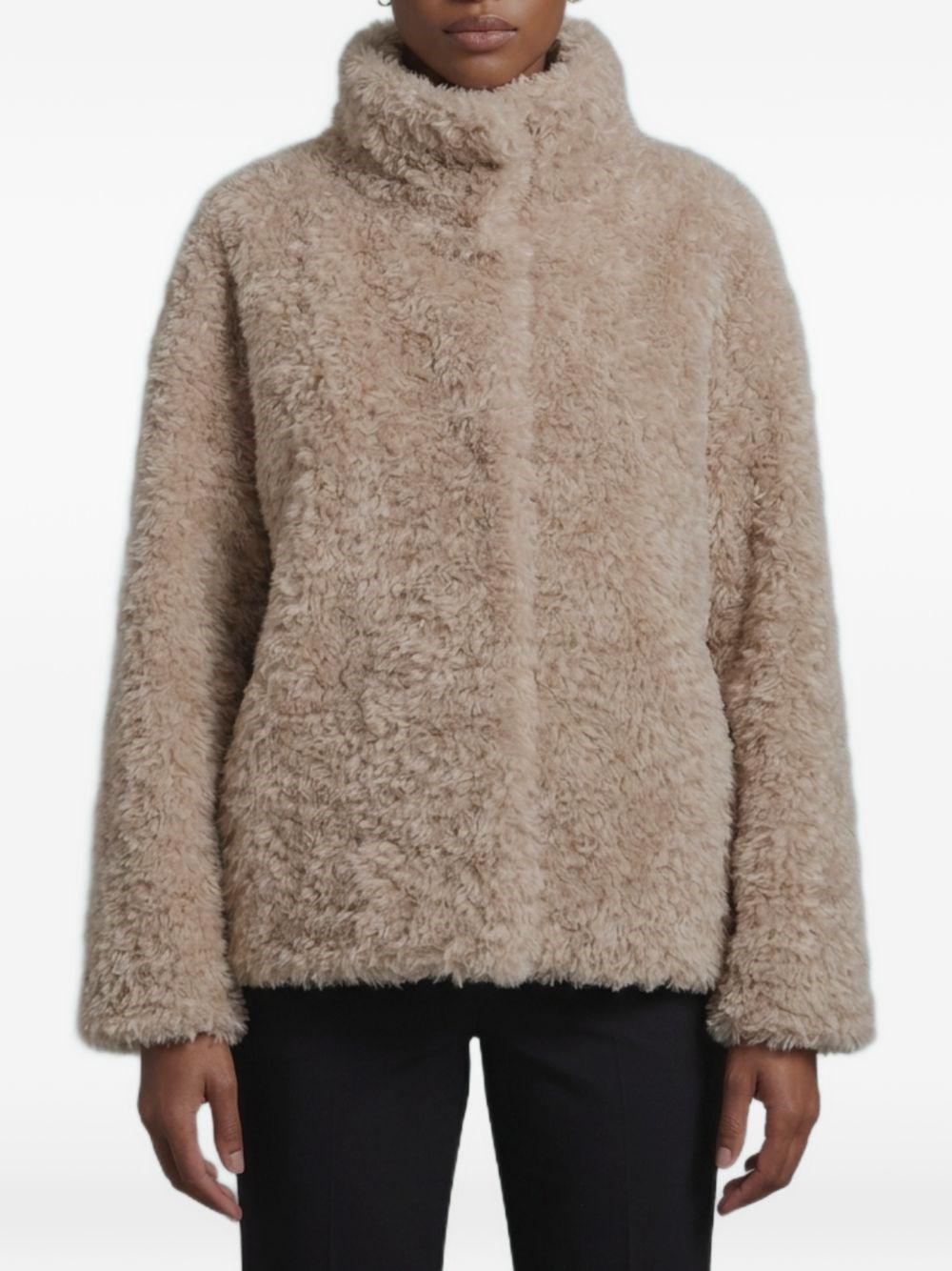 Herno Faux Fur Short Coat