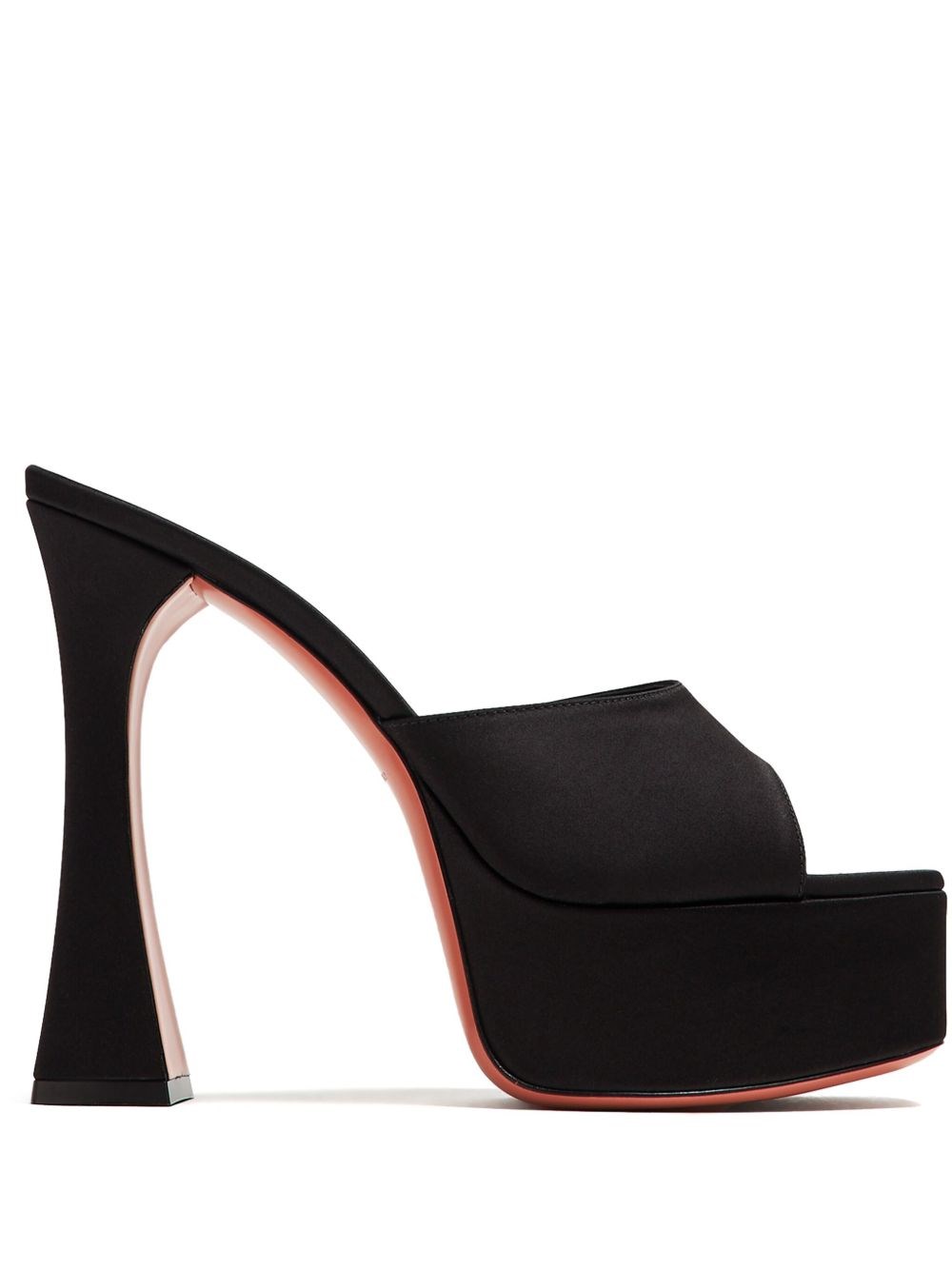 Amina Muaddi Dalida Satin Mules