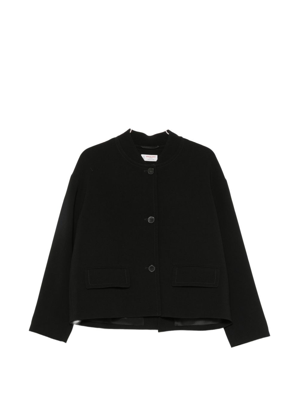 Button-Fastening Flap-Pocket Jacket
