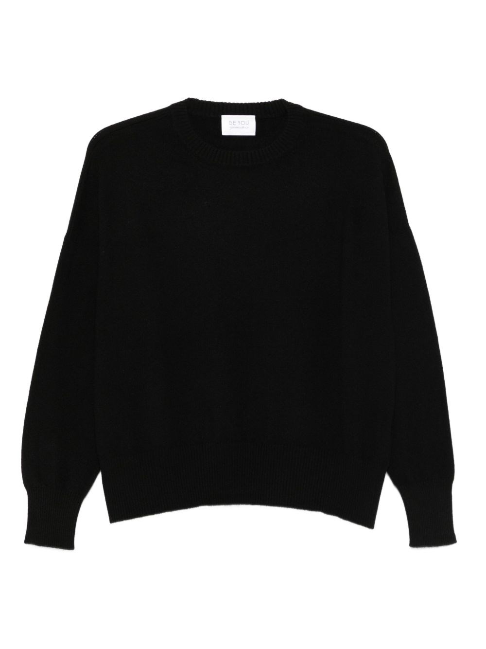 Beyou Cashmere Crewneck Sweater In Black