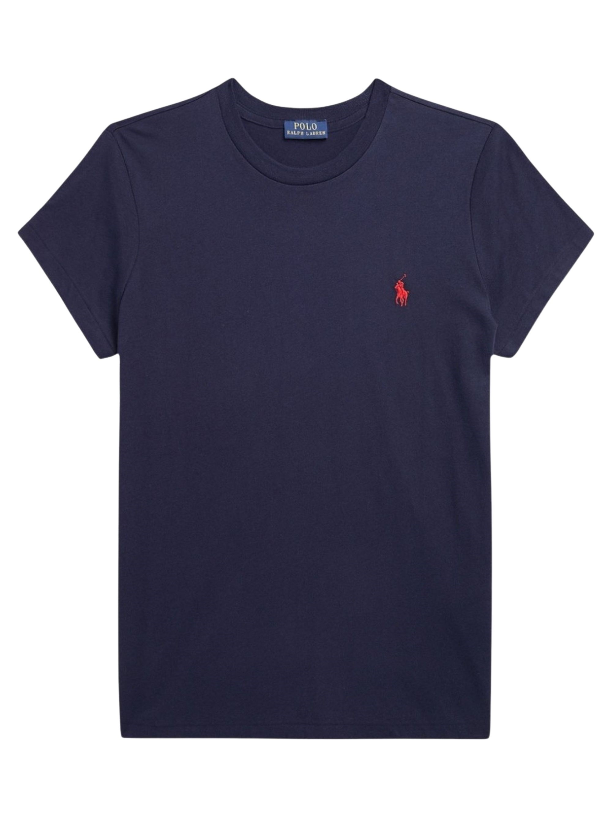 POLO RALPH LAUREN | T-shirt girocollo Classic-Fit in jersey blu navy | Women | S