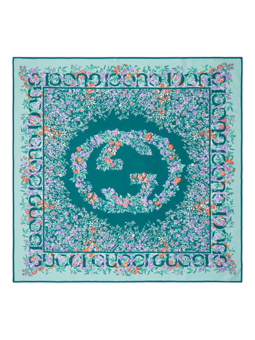 Gucci Printed Silk Foulard Gucci Printed Silk Foulard