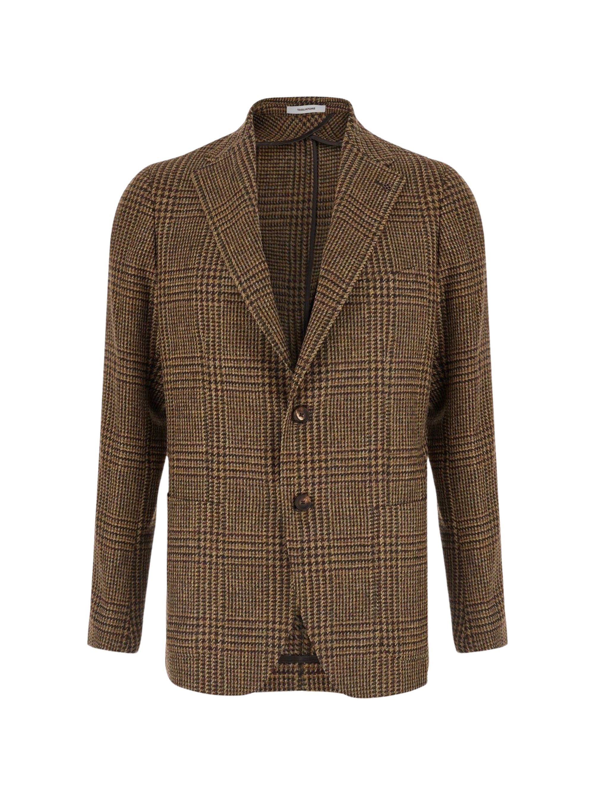Montecarlo Checked Single-Breasted Blazer