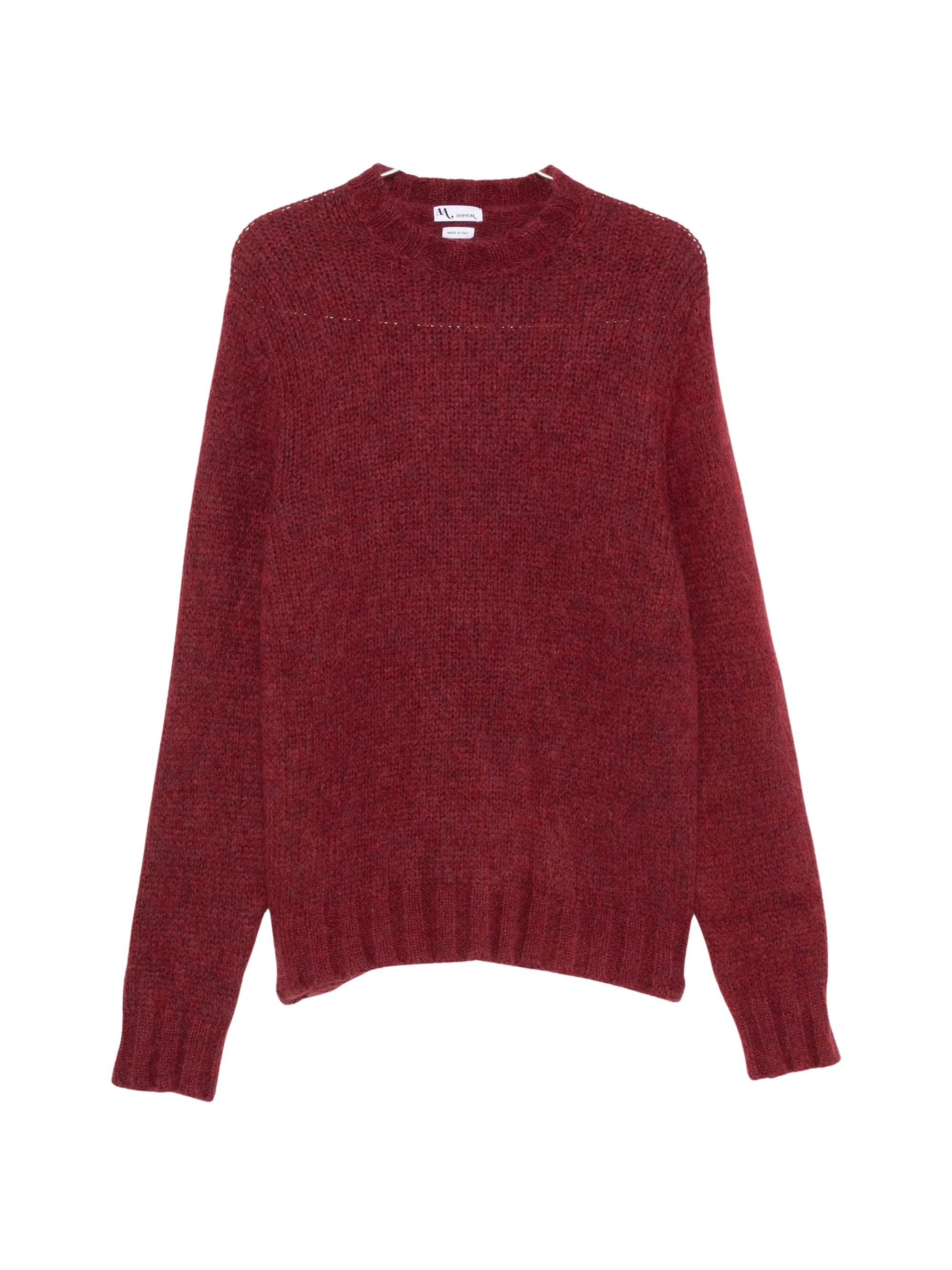 Ribbed-Knit Mock-Neck Sweater