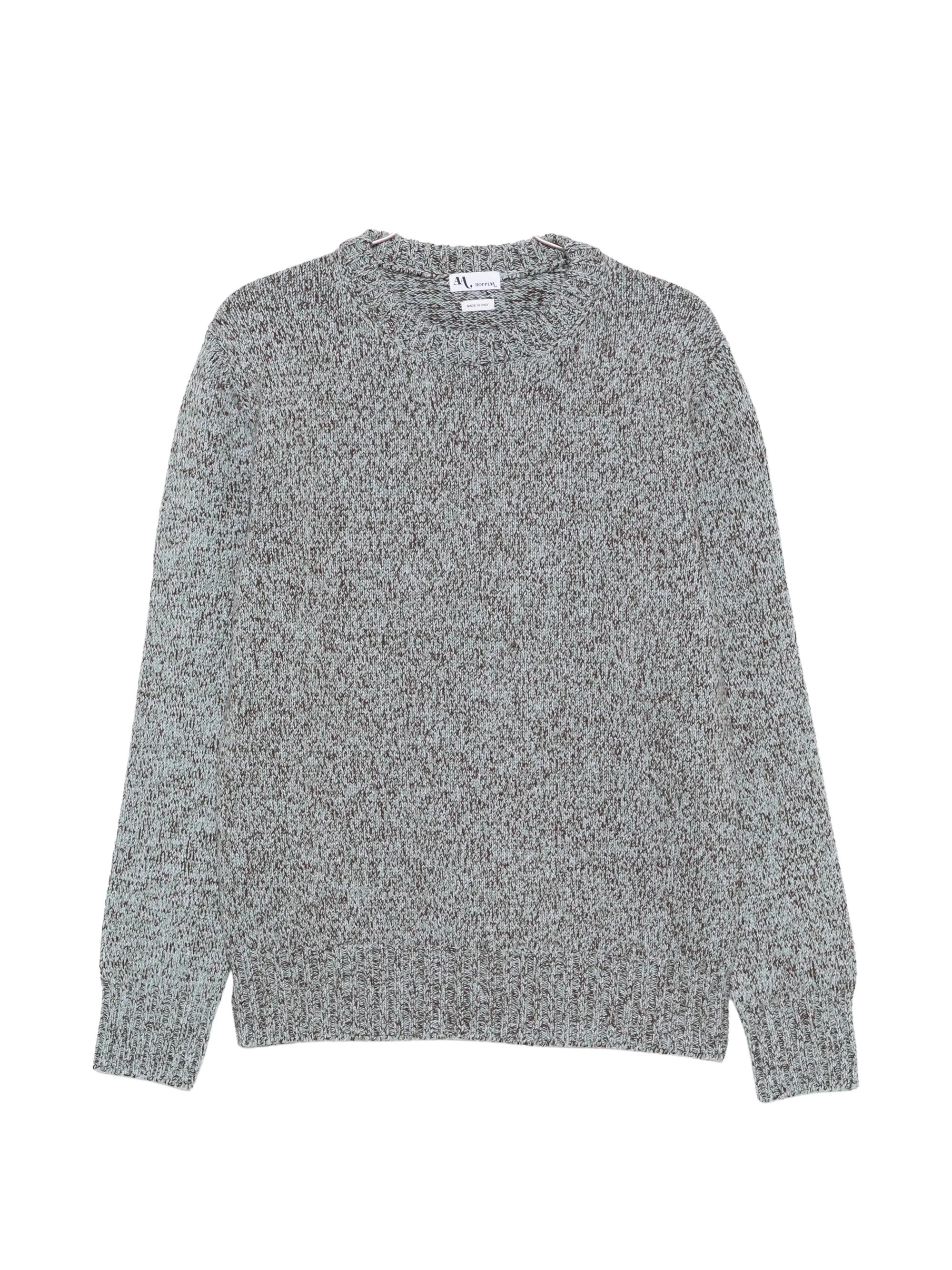Marl-Knit Crew-Neck Sweater