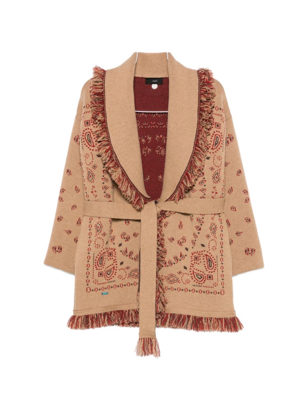 Alanui Bandana Cashmere Cardigan