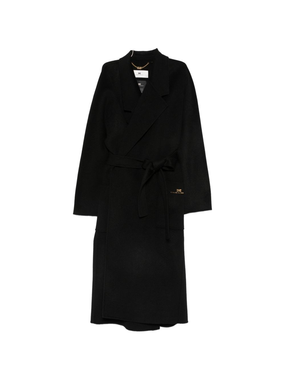 Elisabetta Franchi Wool Long Coat
