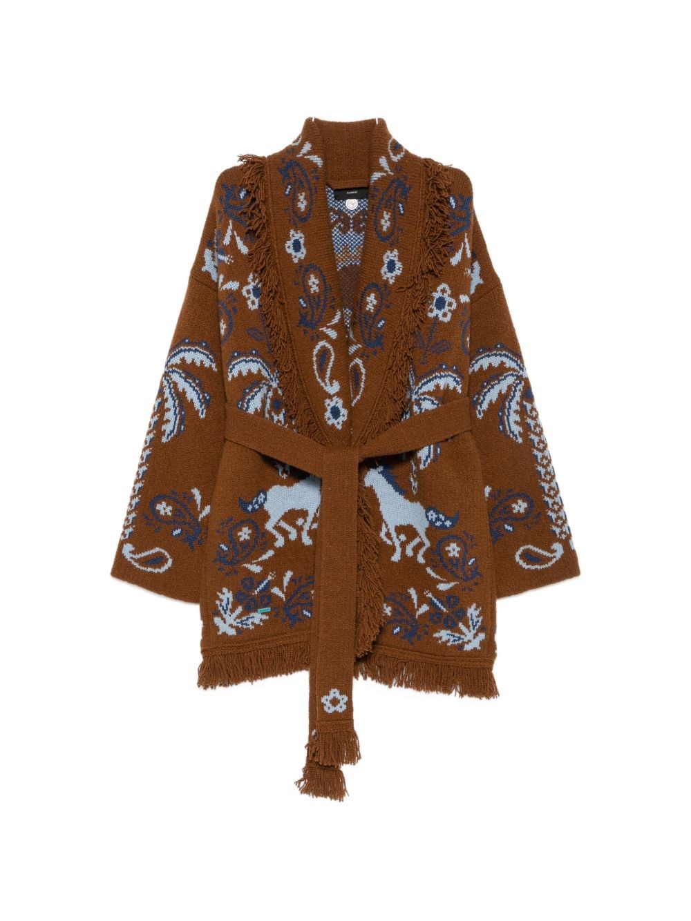 Alanui Island Roots Wool Cardigan