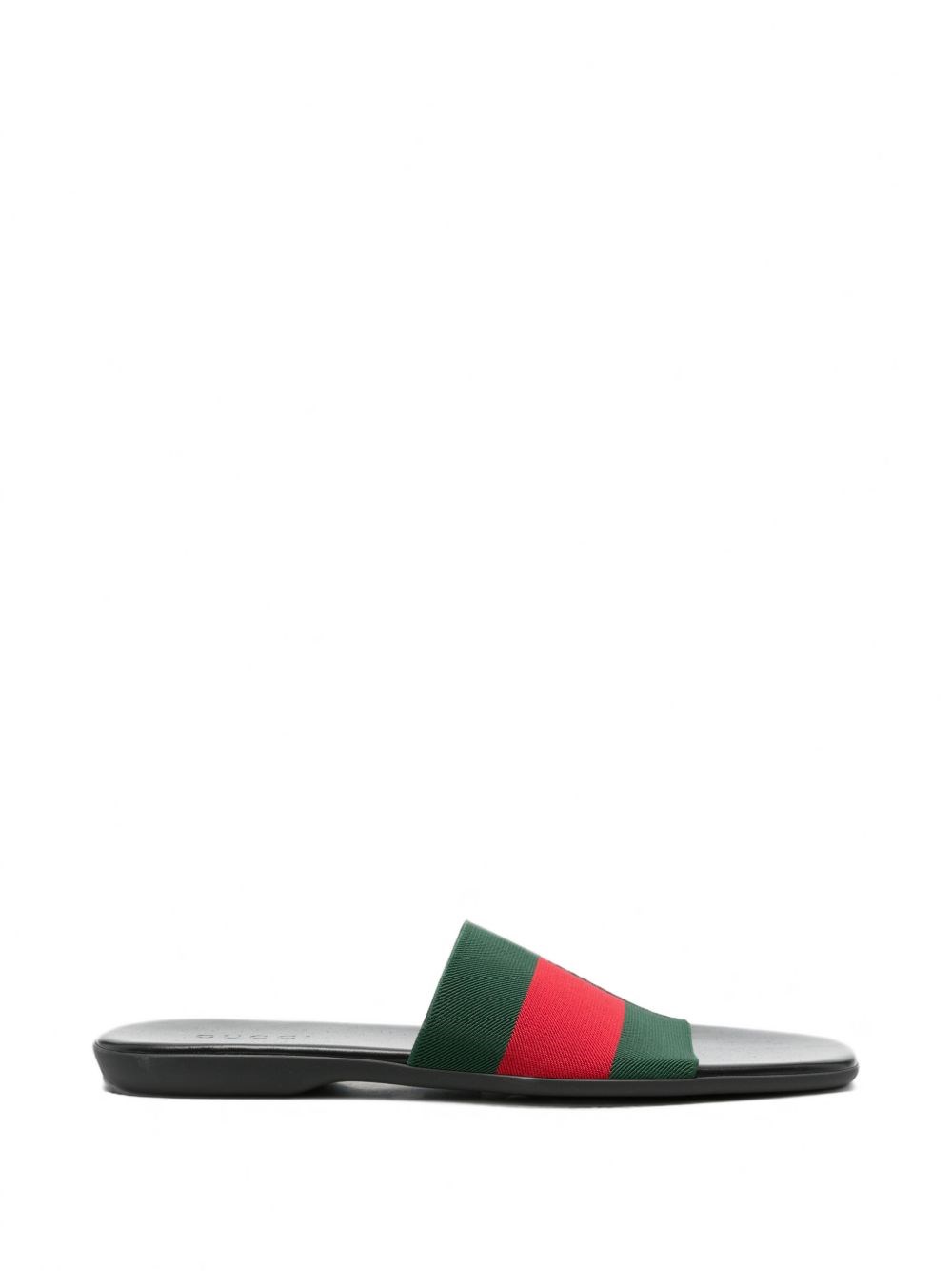 Gucci Web Detail Flat Sandals