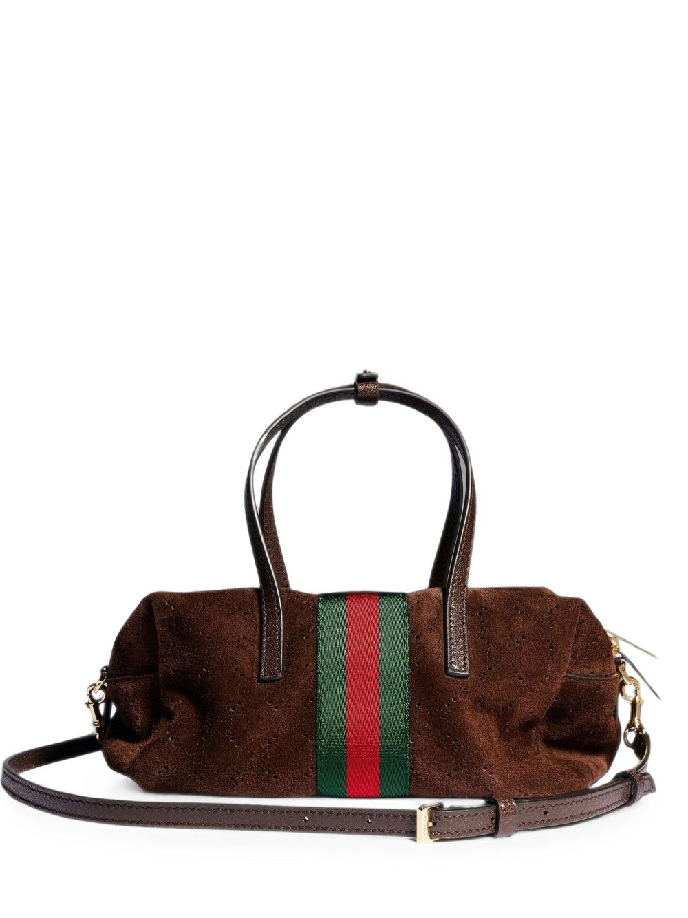 Gucci Web Detail Suede Leather Mini Bag Gucci