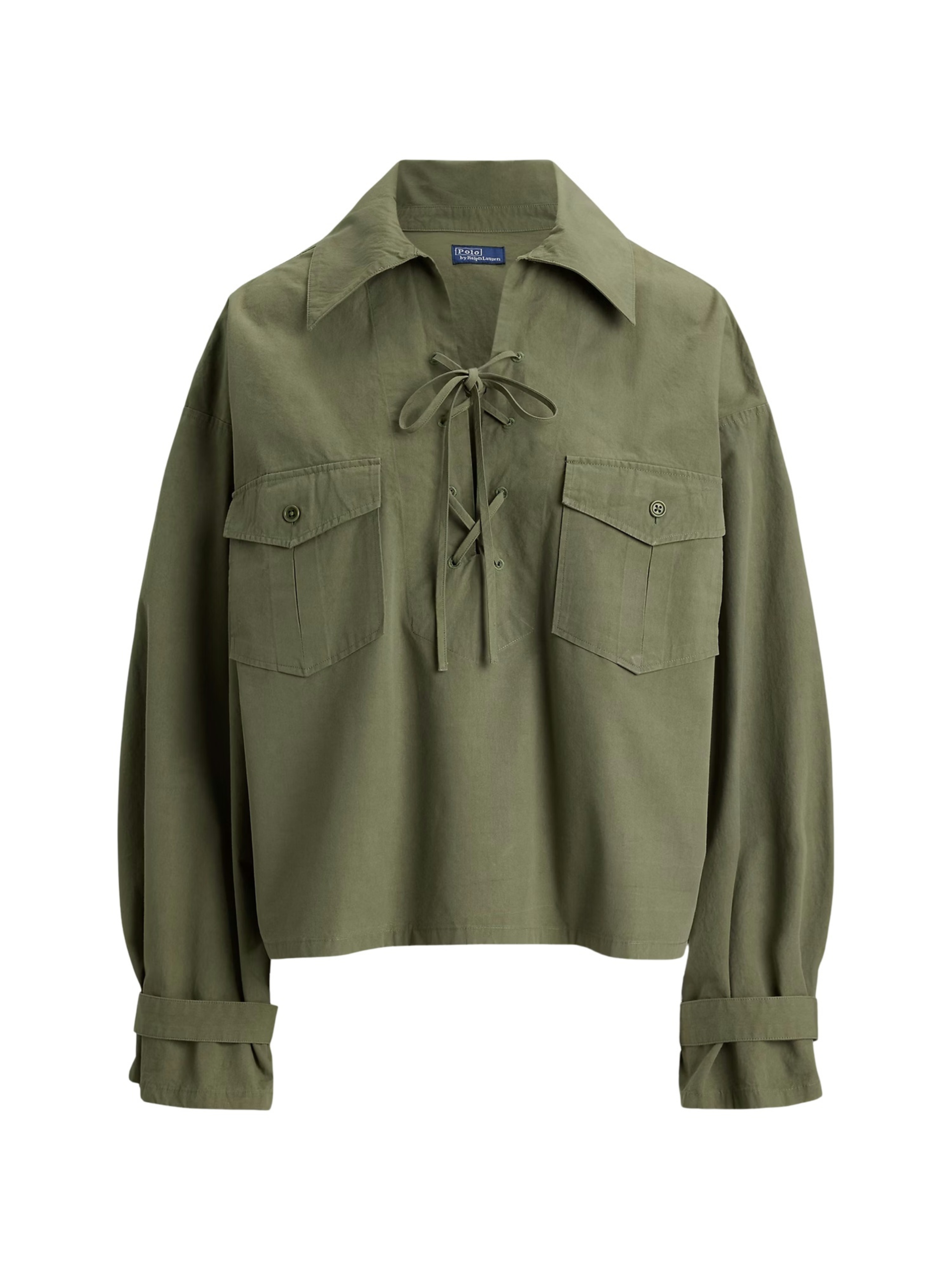 POLO RALPH LAUREN Lace-Up Cotton Shirt
