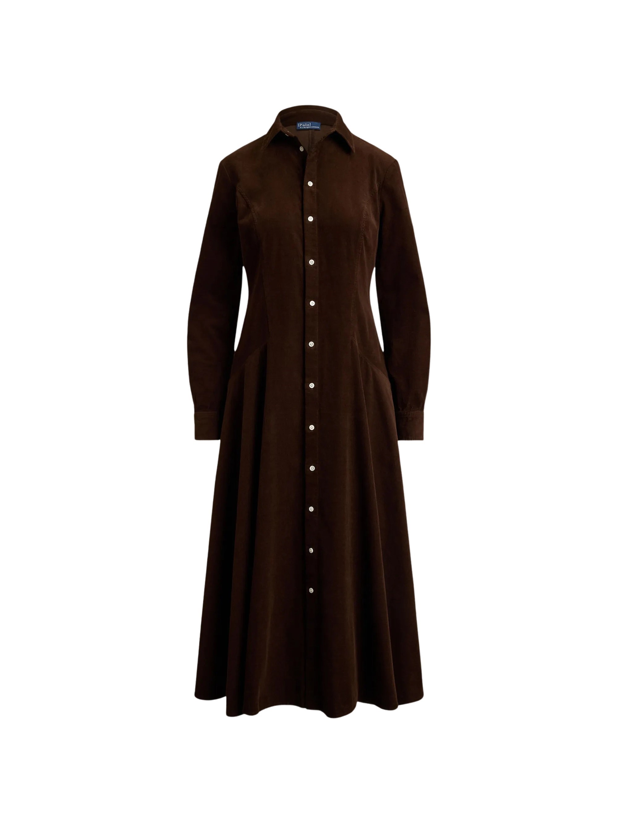 POLO RALPH LAUREN Tyler Corduroy Shirt Midi Dress