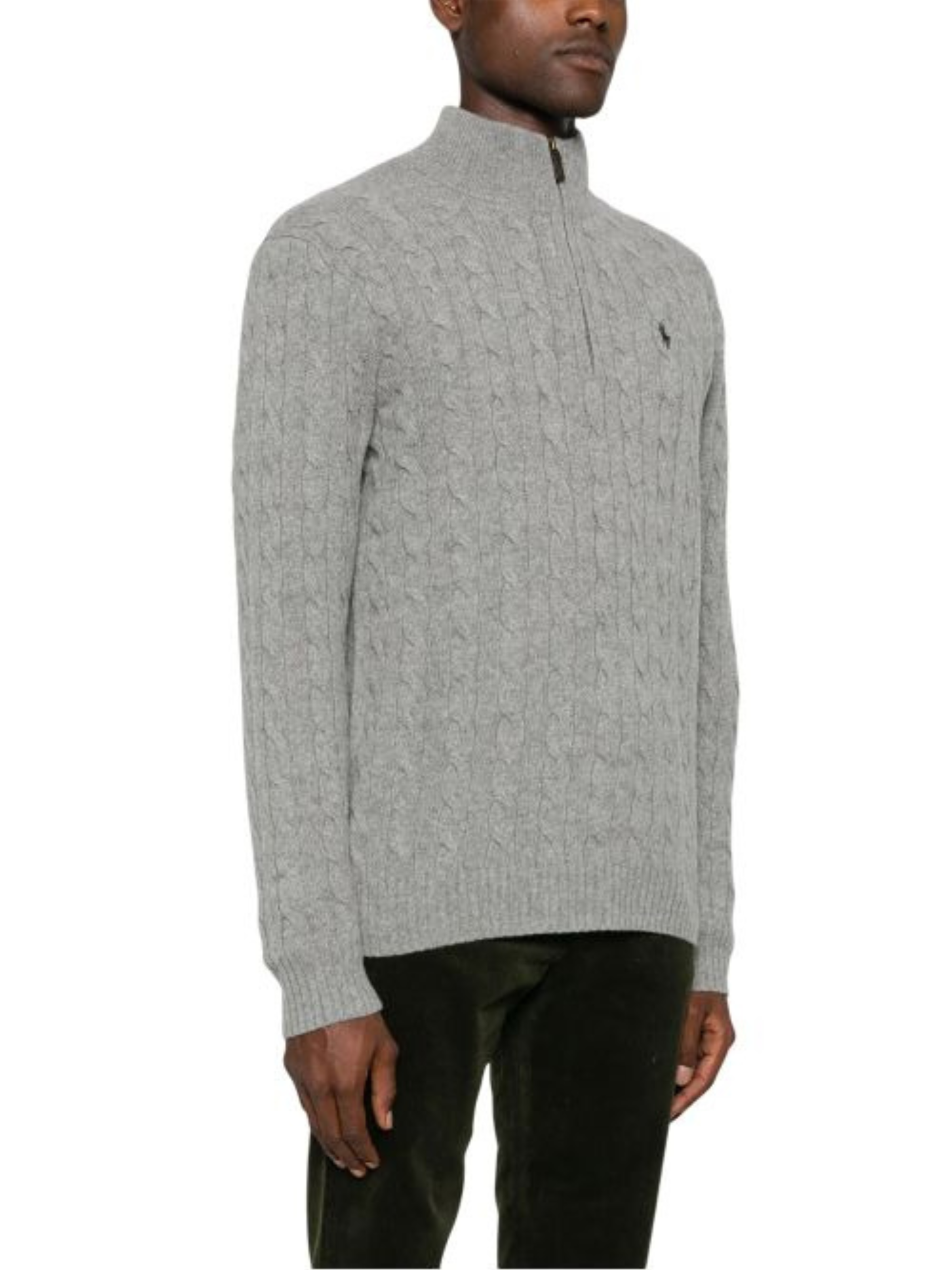 POLO RALPH LAUREN Maglione A Mezza Zip Con Logo
