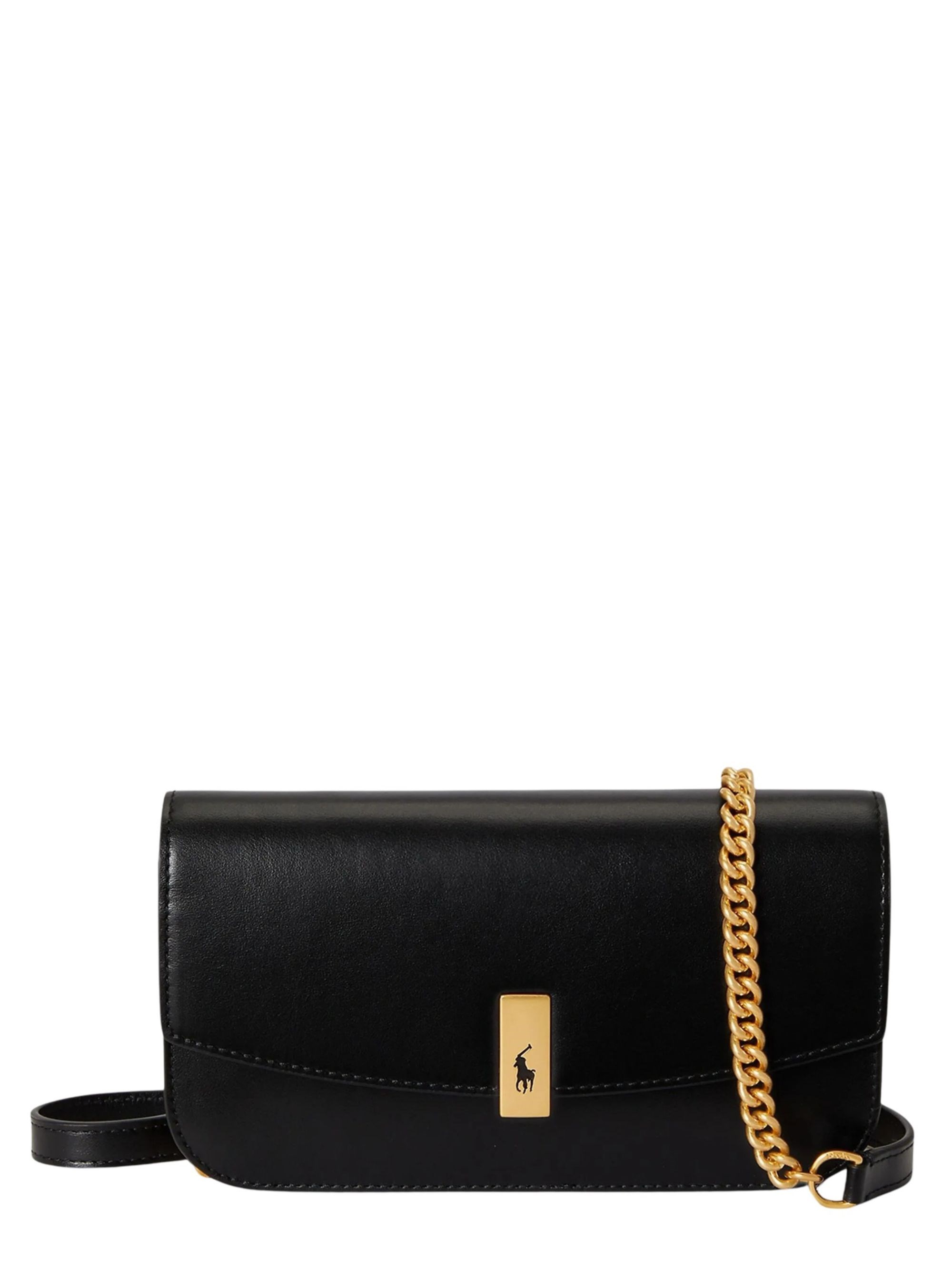 POLO RALPH LAUREN | Borsa portafoglio con tracolla Polo ID nera | Women | PZ