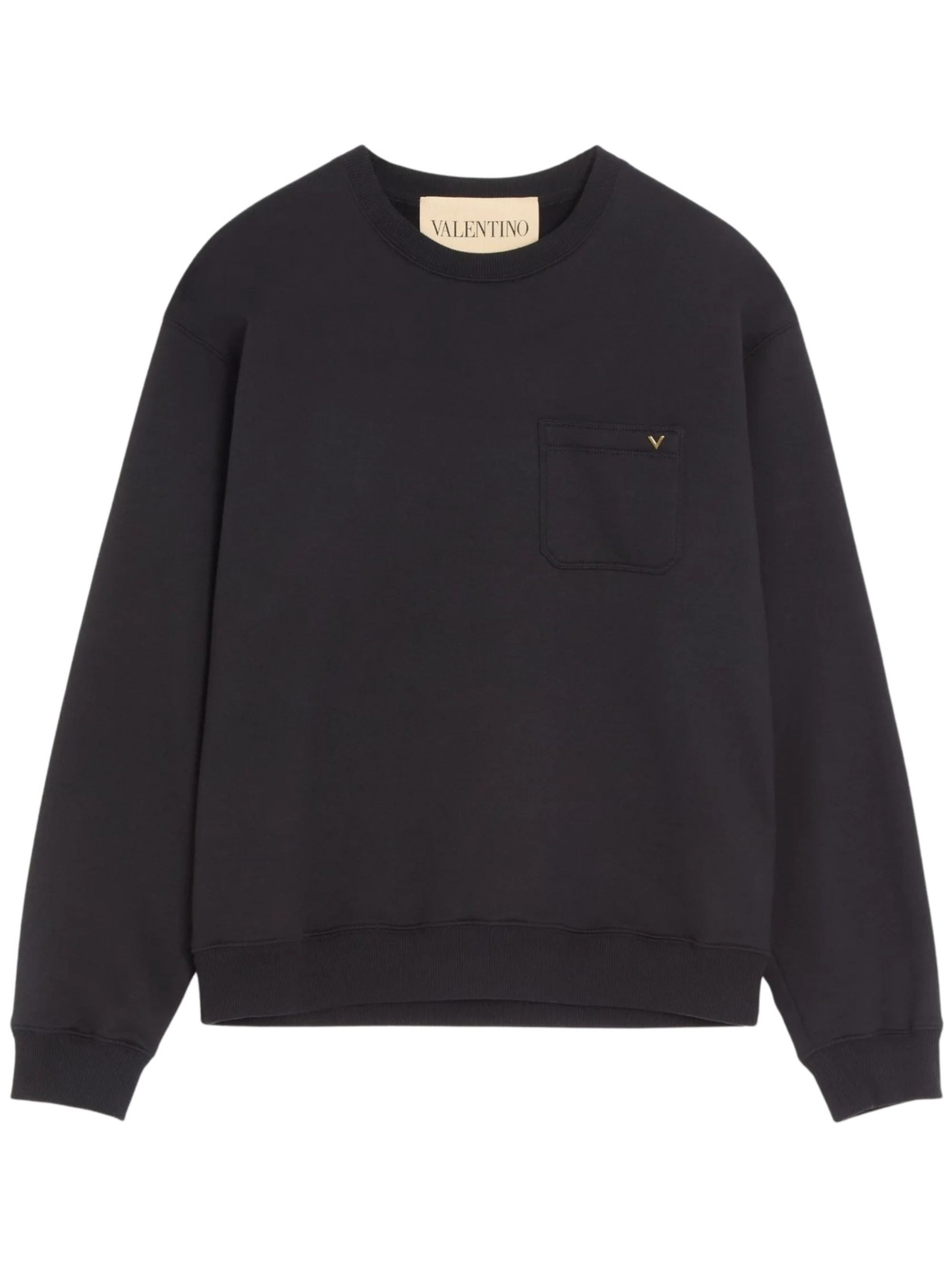 Valentino Cotton Sweatshirt With Vgold