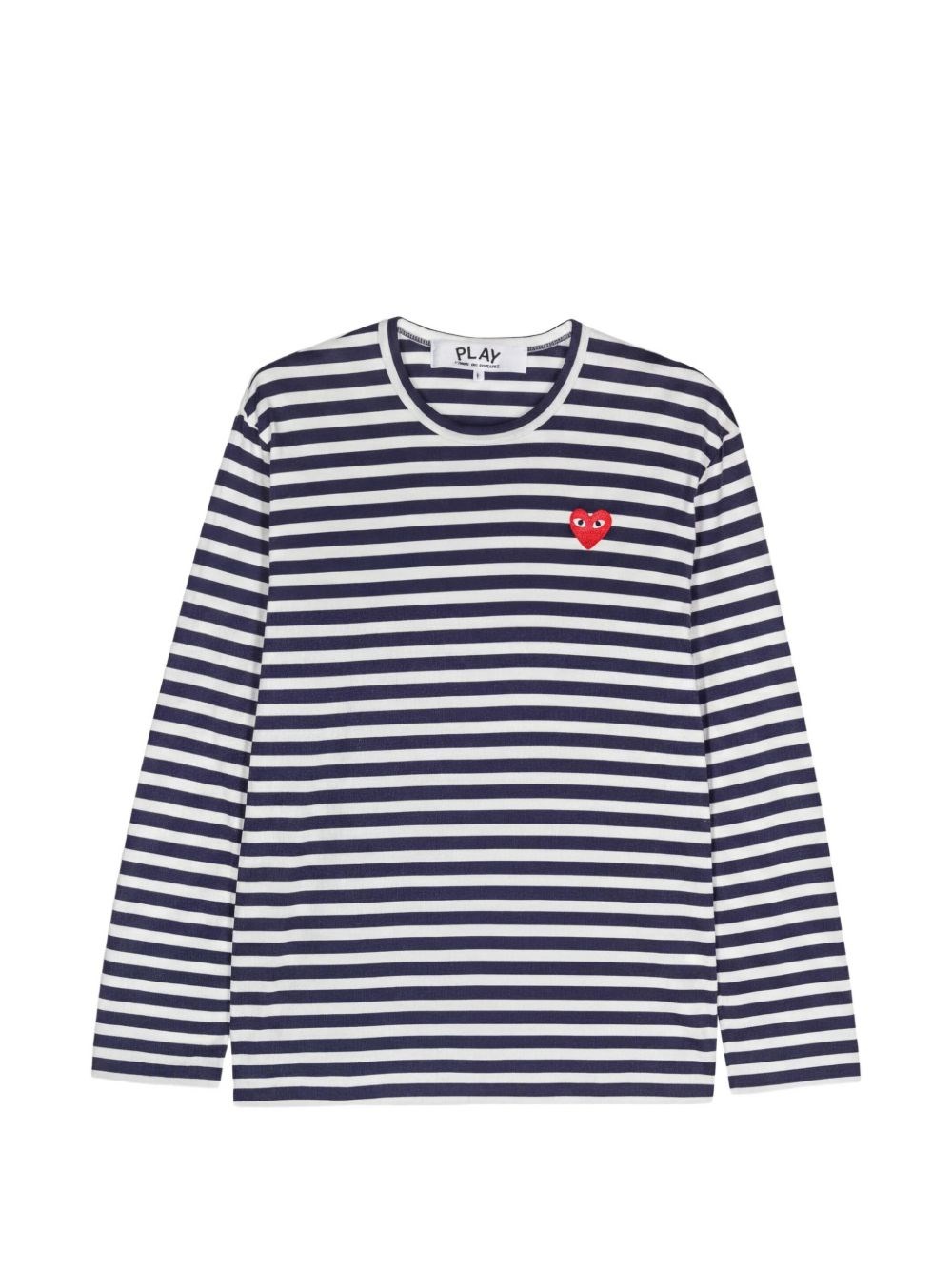 COMME DES GARÇONS PLAY Striped Cotton T-Shirt