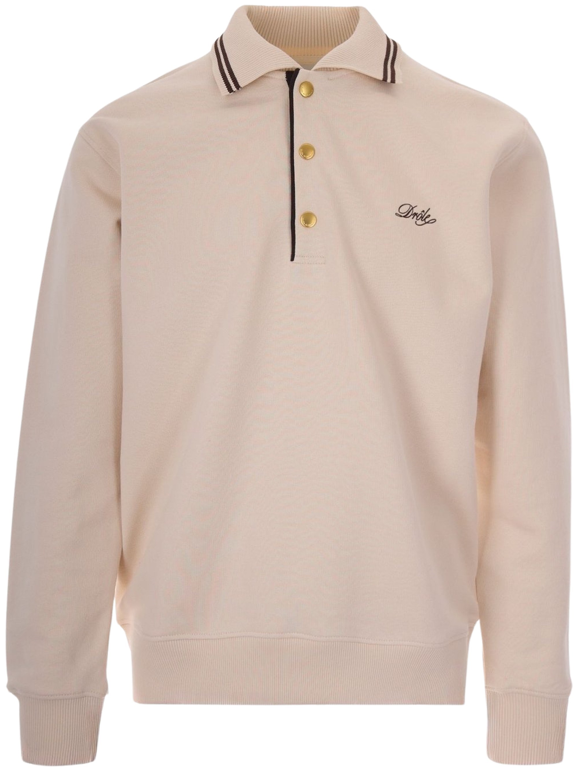 DROLE DE MONSIEUR Logo Embroidered Polo Shirt
