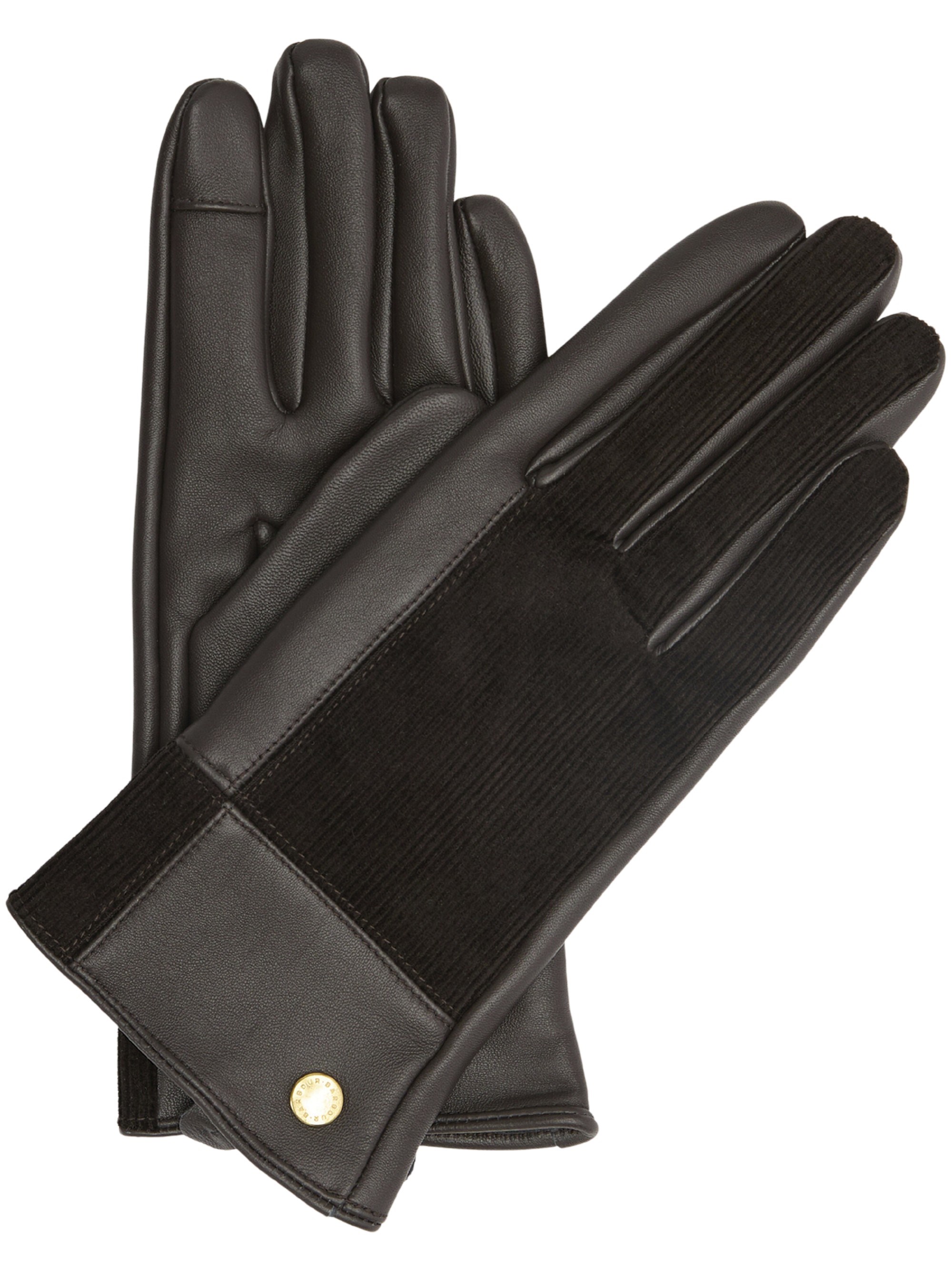 Barbour Dunswell Leather Patchwork Gloves