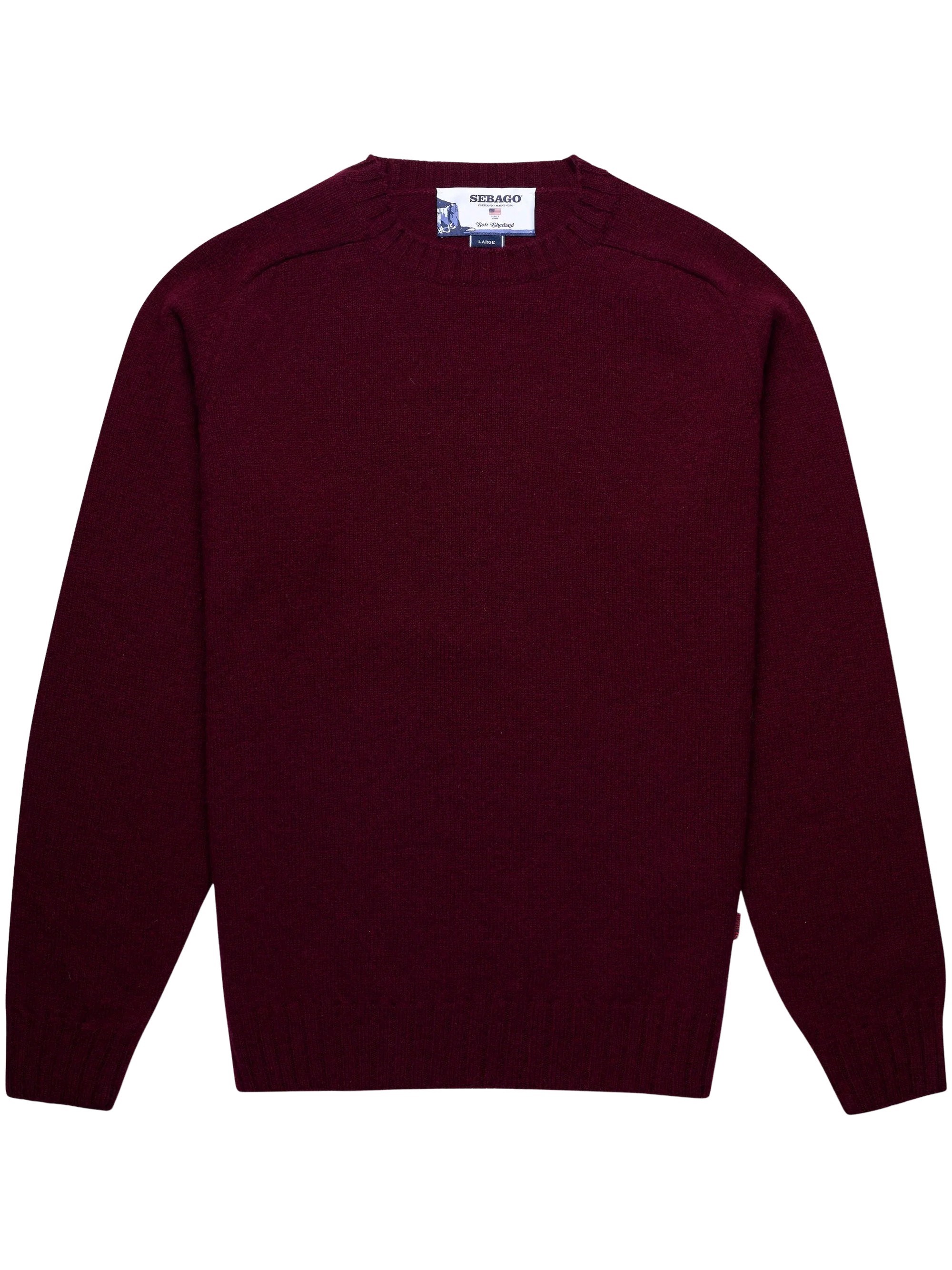 Red Unisex Knitwear Jumper In Premium Wool