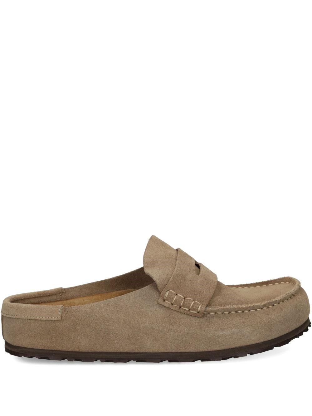 BIRKENSTOCK_Naples Wrapped en daim couleur taupe_Marron_42 EU_Unisexe