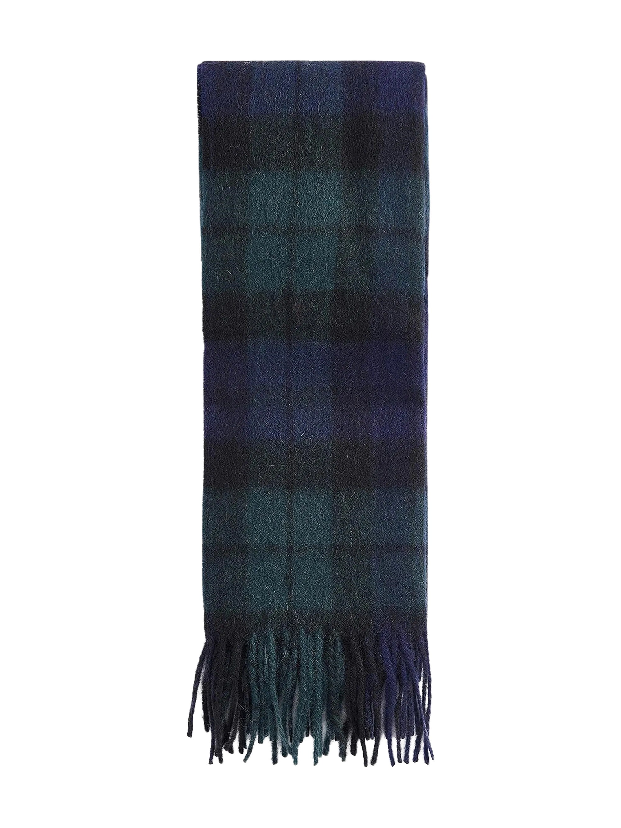 Barbour Tartan Wool And Cashmere Scarf New Check