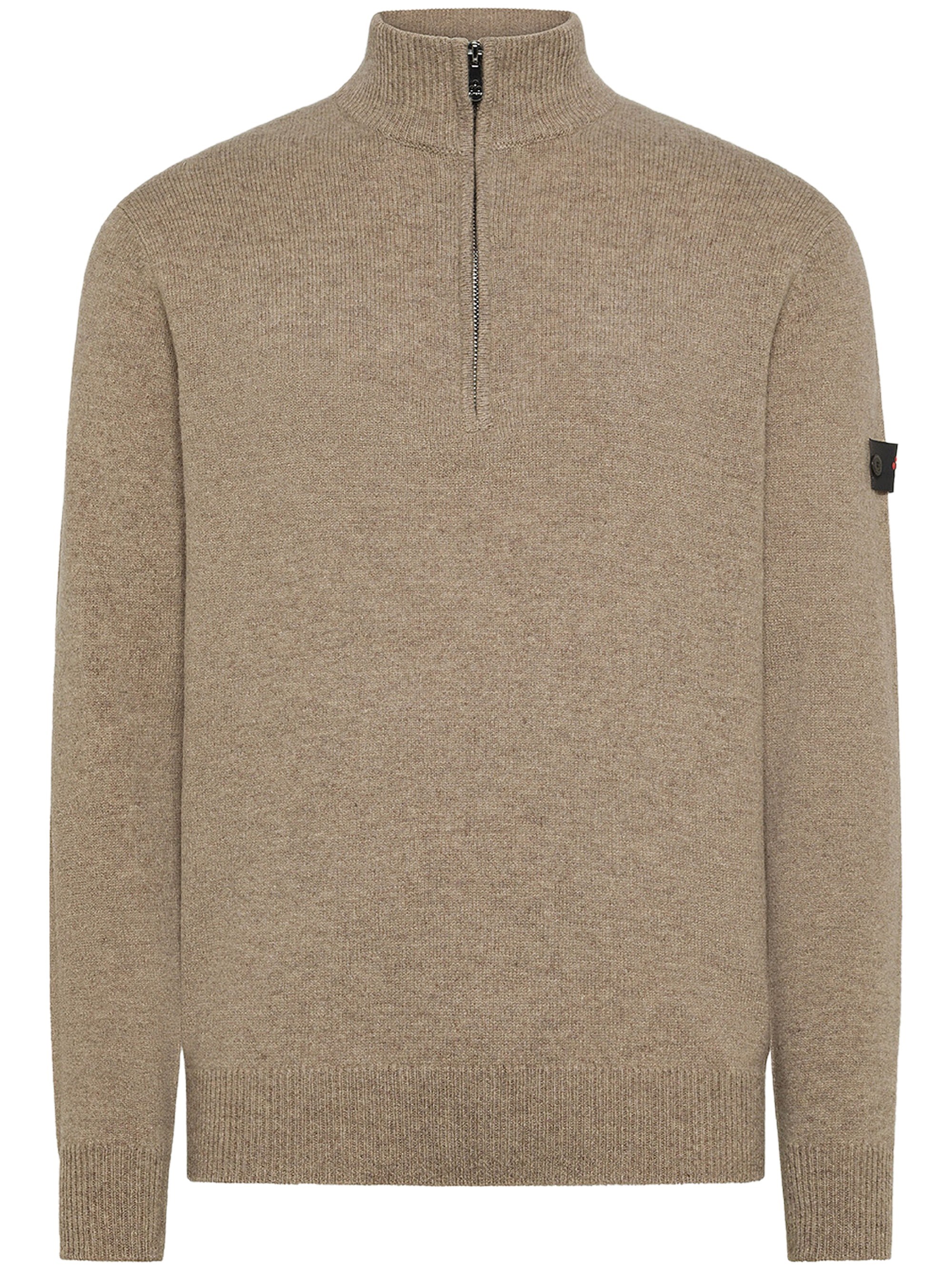 Peuterey Half-Zip Sweater In Yak Wool