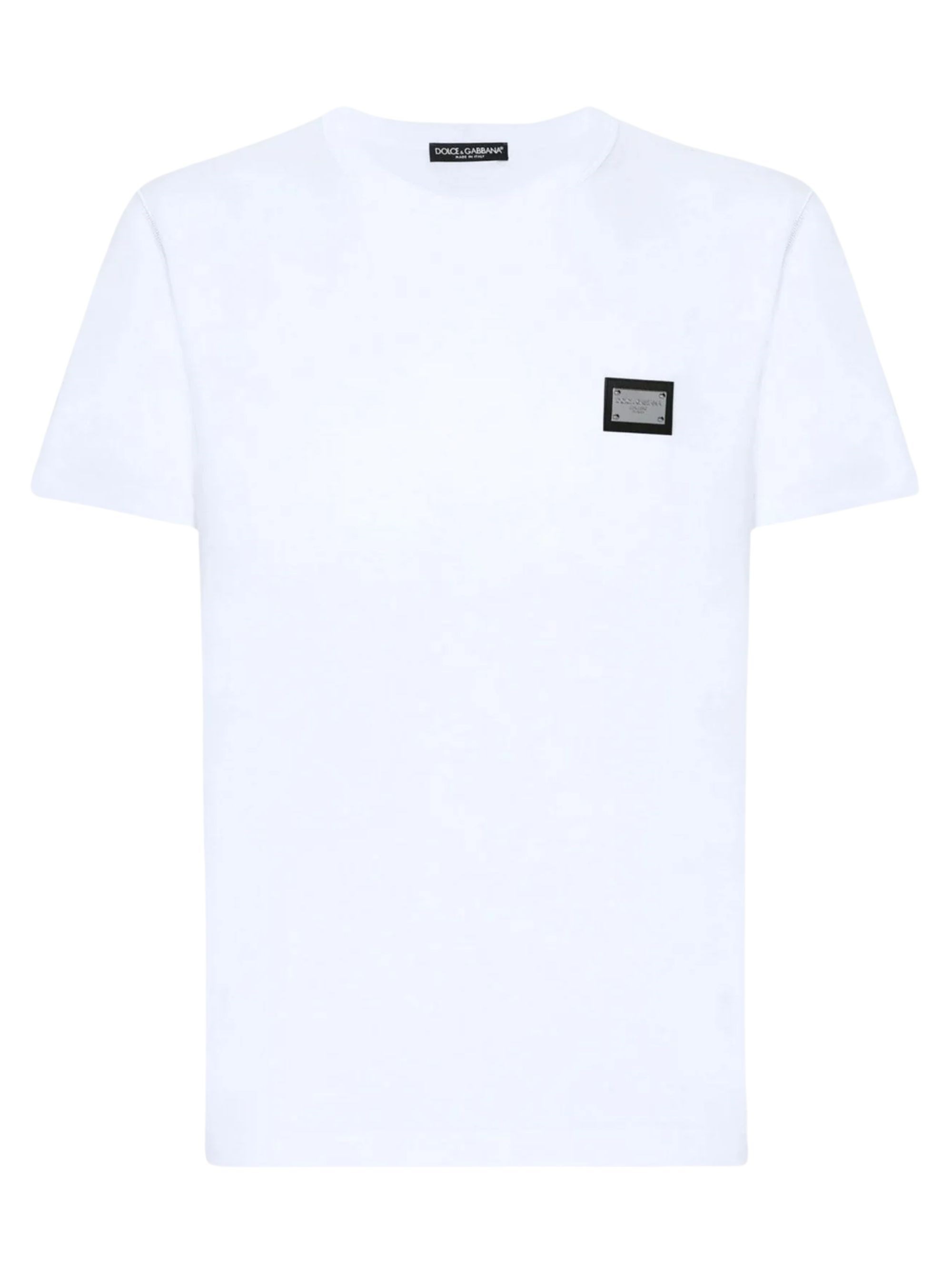 T-shirt in cotone con Logo - DOLCE & GABBANA - gender_Man