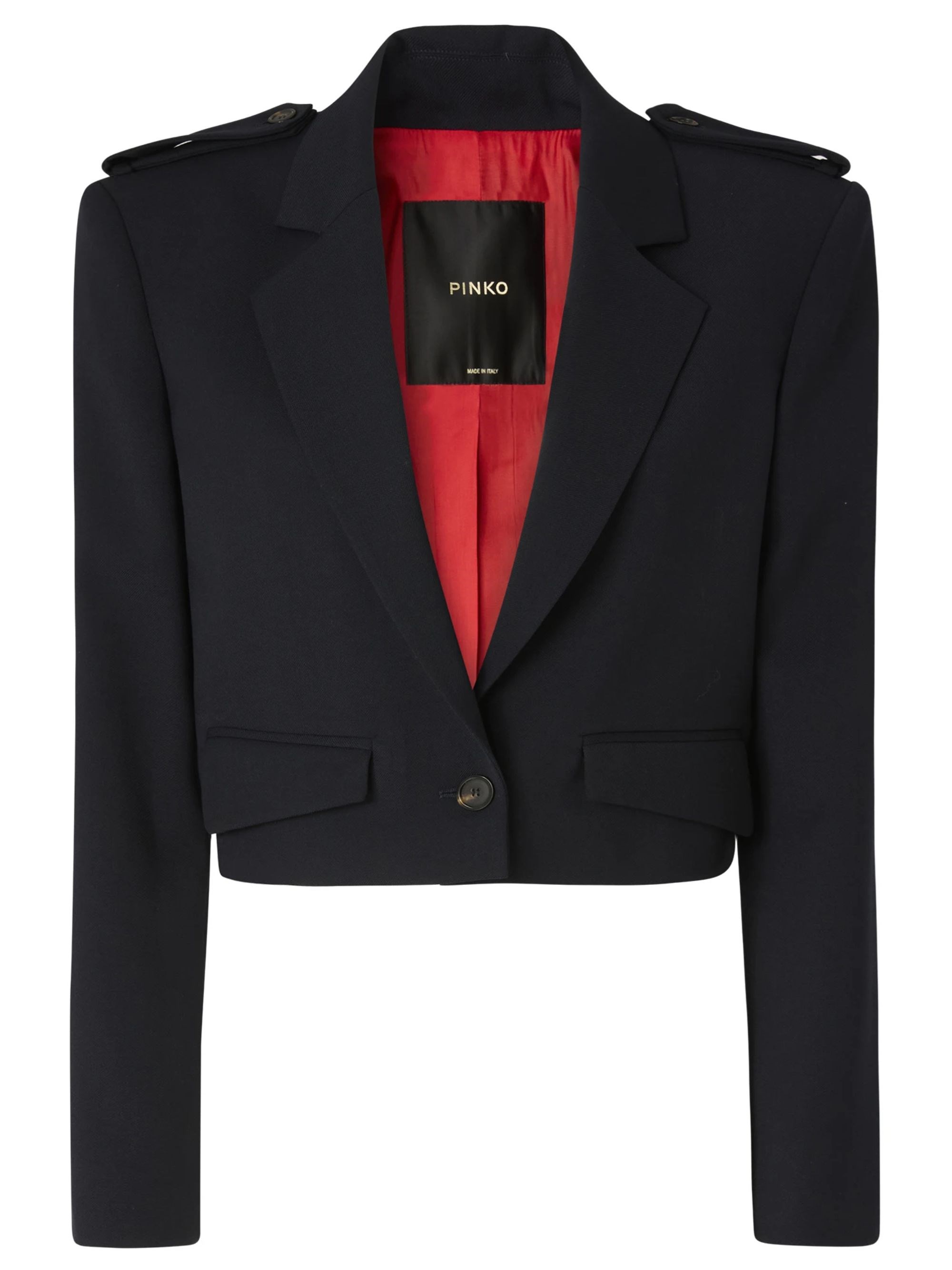 Pinko - Veste cropped avec pattes d'épaule - 44