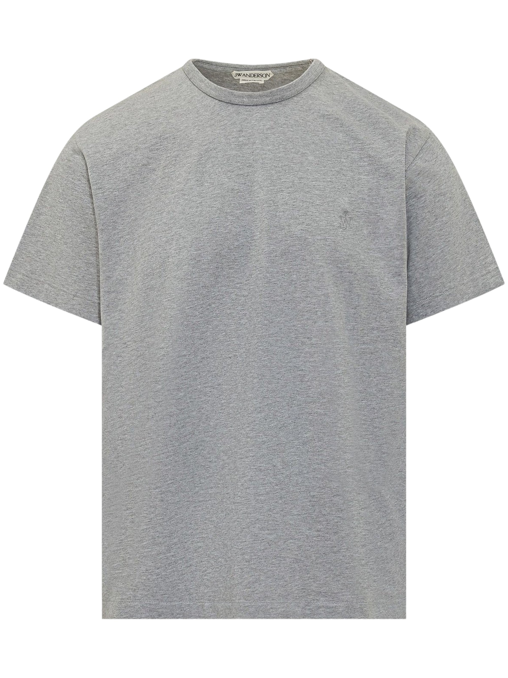 JW ANDERSON T-Shirt A Girocollo Con Logo Ricamato
