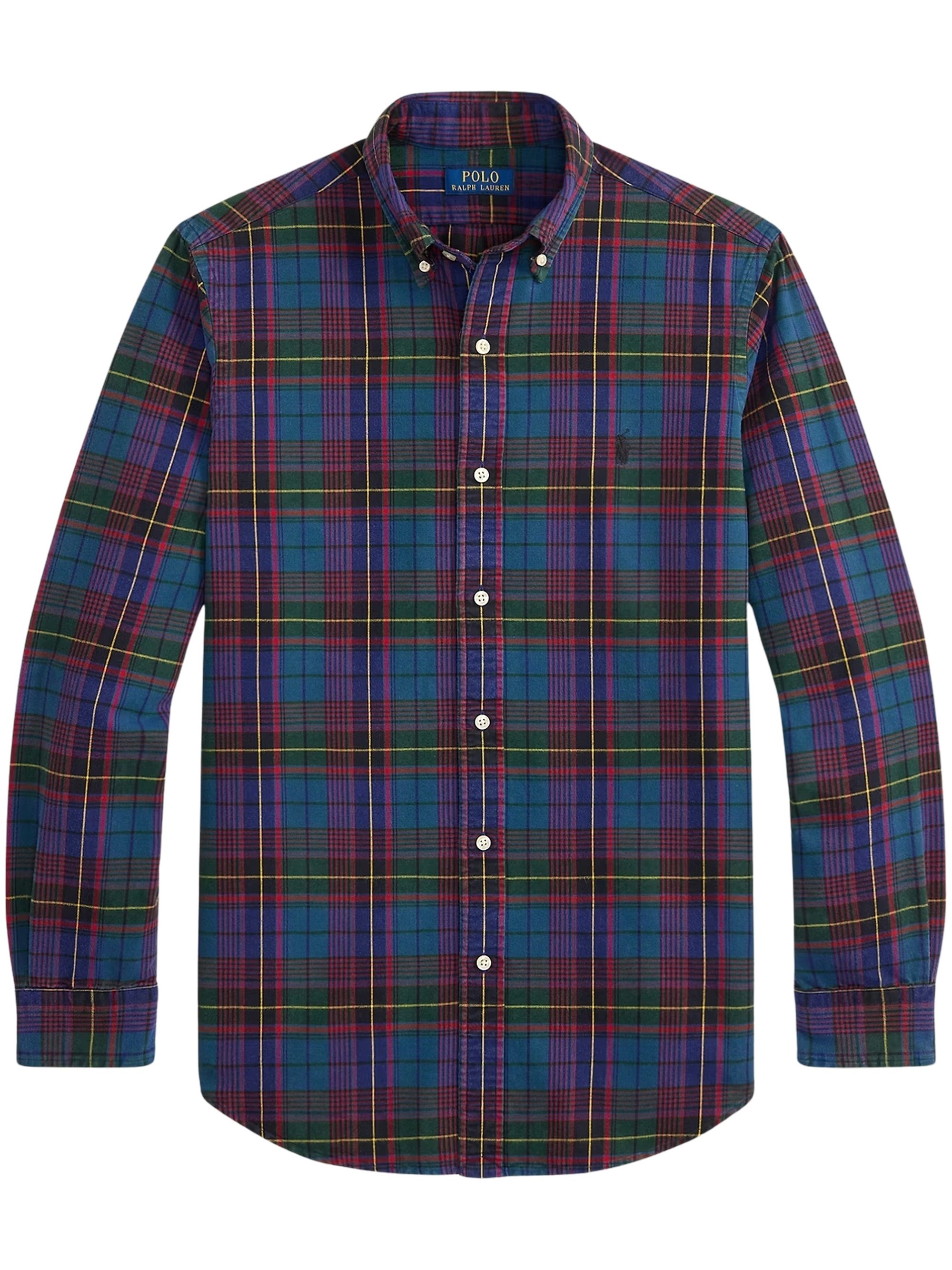 POLO RALPH LAUREN | Camicia Oxford spazzolata in cotone multicolore | Man | S