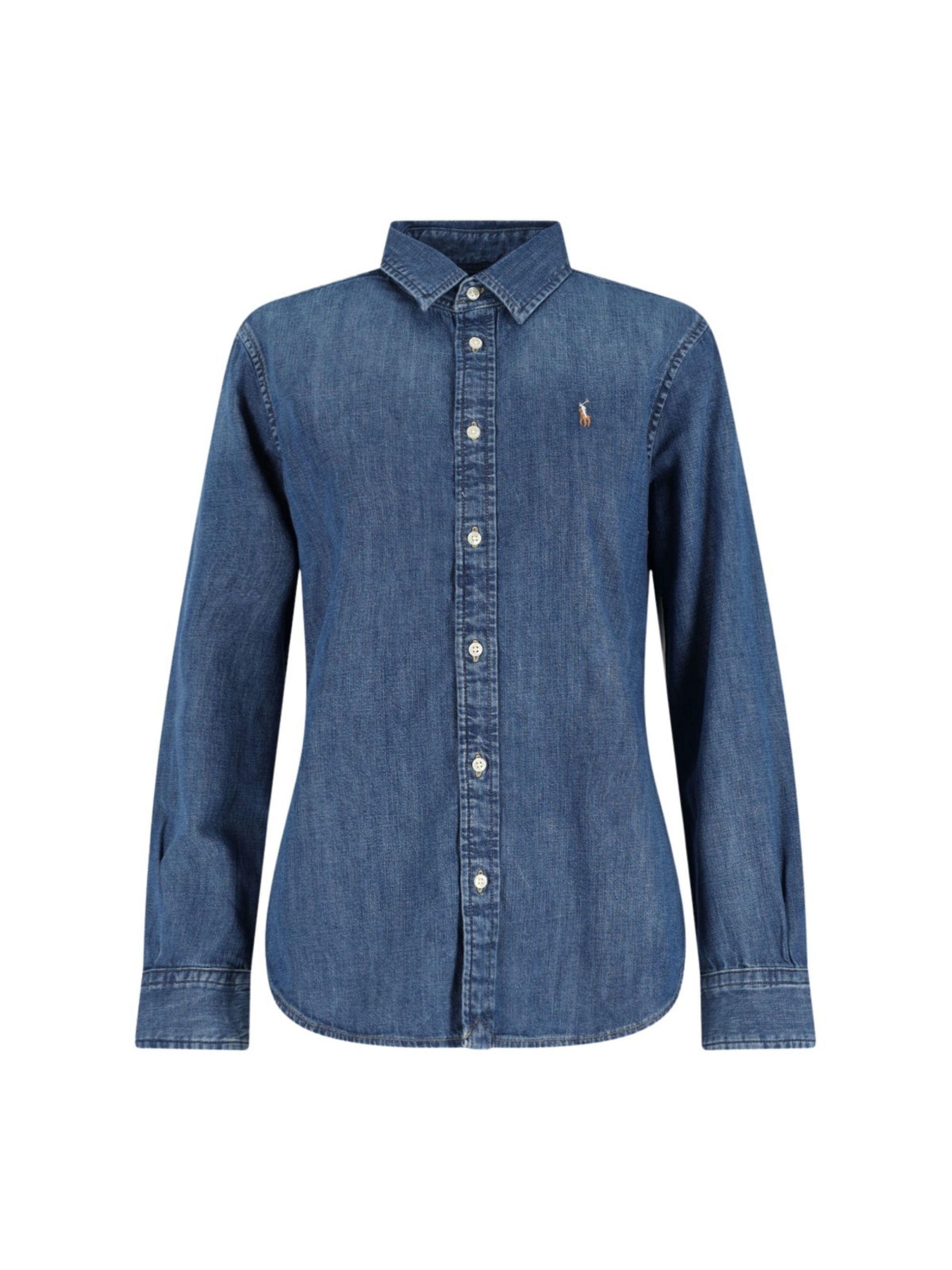 POLO RALPH LAUREN Camicia In Denim Con Logo