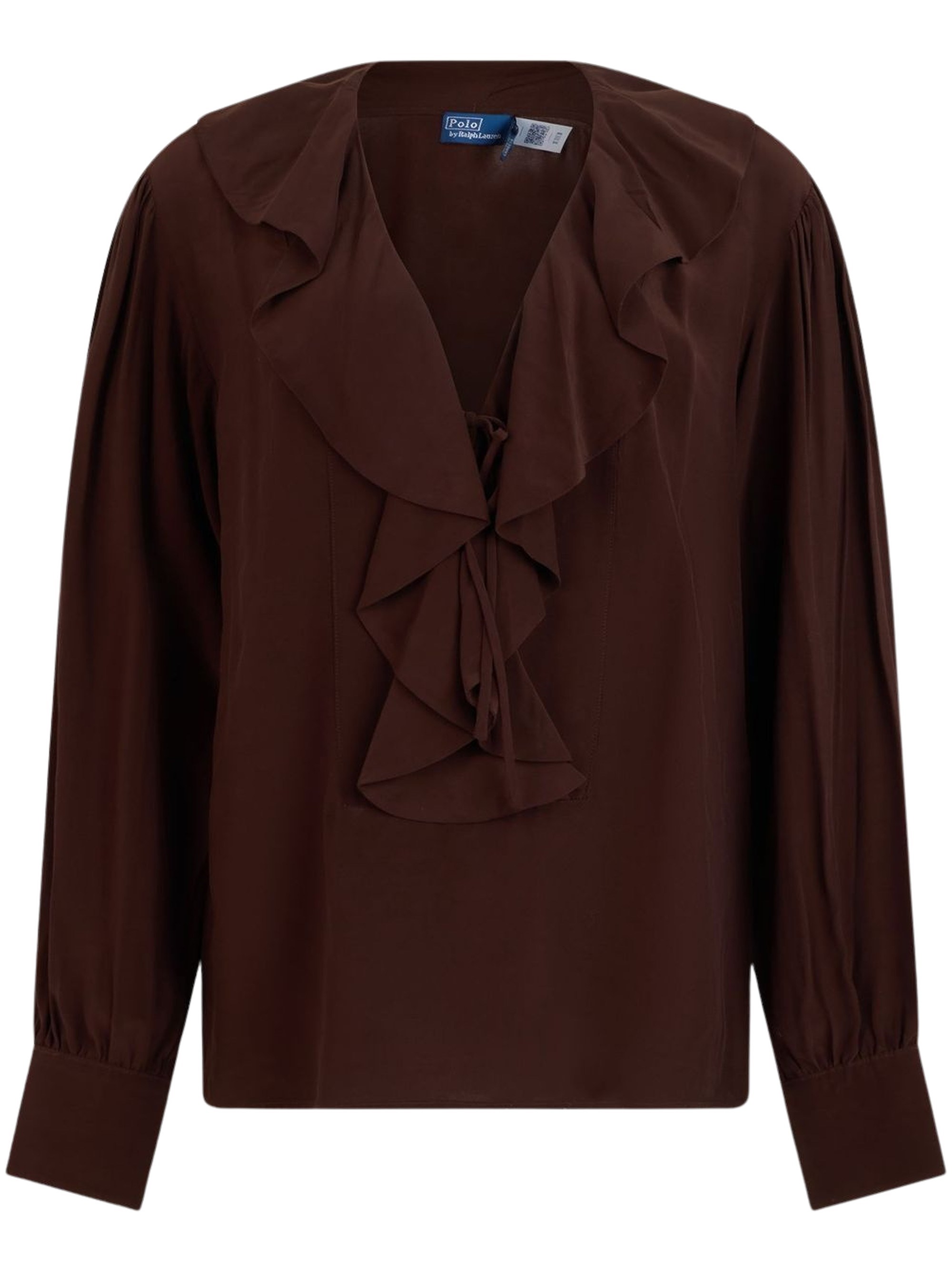 POLO RALPH LAUREN Ruffled Long-Sleeve Top