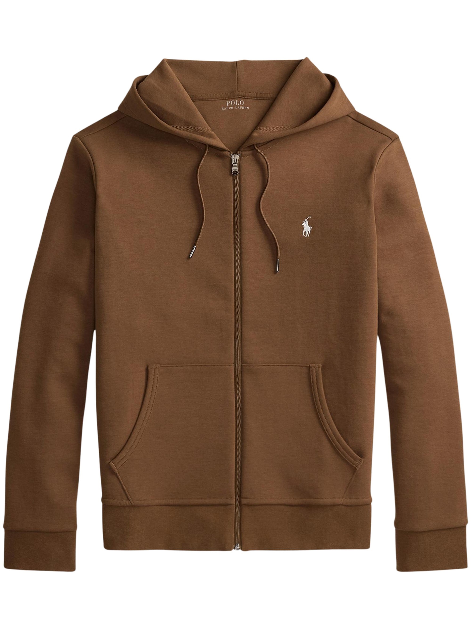 POLO RALPH LAUREN Felpa Con Zip Completa E Cappuccio In Maglia Doppia